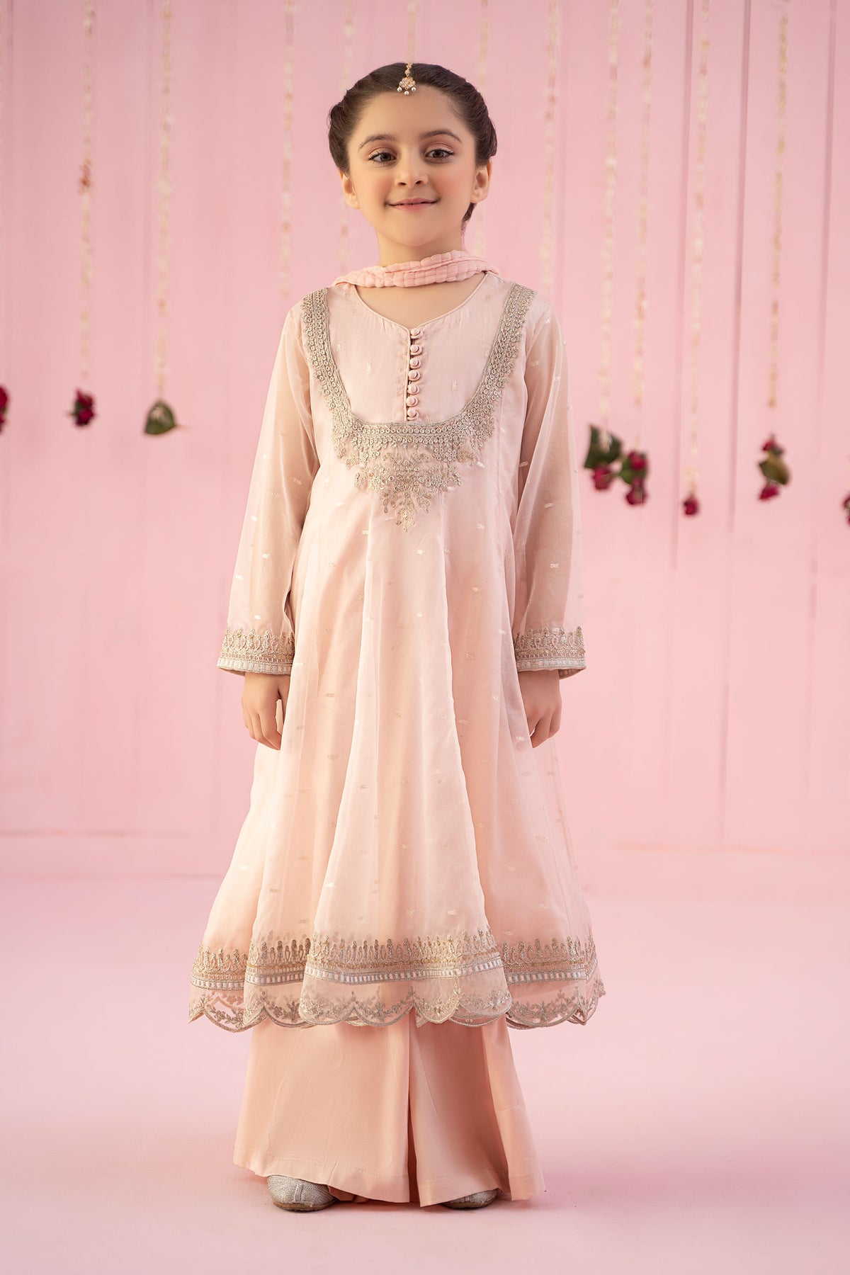 Maria B | Girls Eid Collection | MKS-EF24-19 - Khanumjan  Pakistani Clothes and Designer Dresses in UK, USA 
