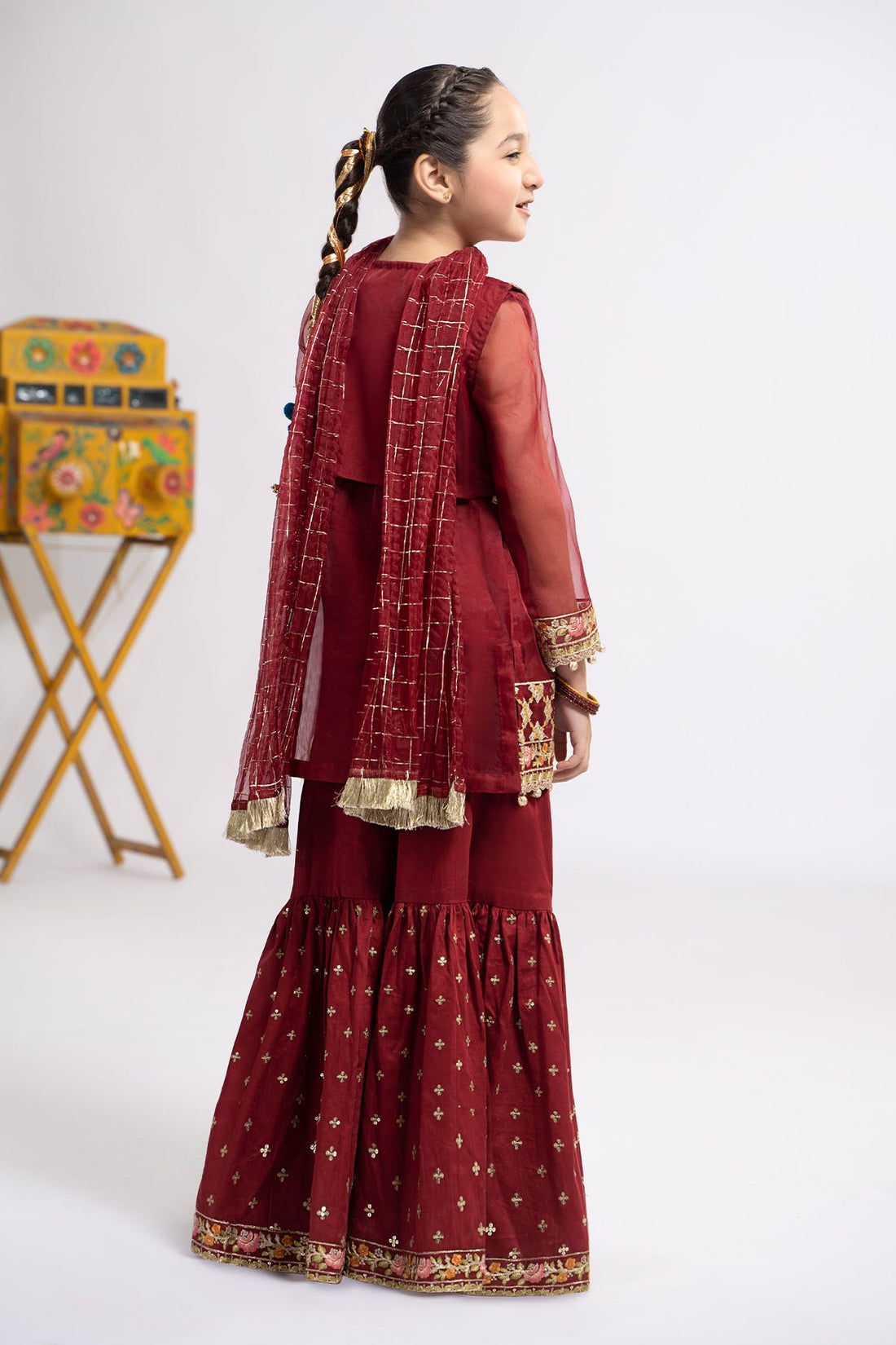 Maria B | Girls Eid Collection | MKS-EF24-29 - Khanumjan  Pakistani Clothes and Designer Dresses in UK, USA 