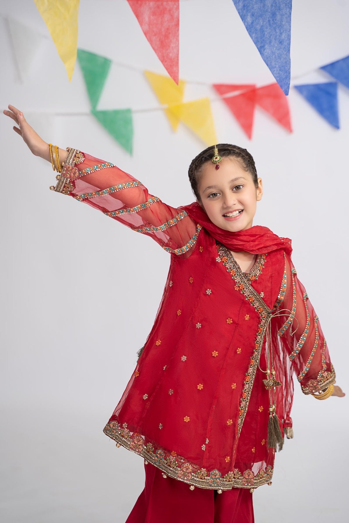 Maria B | Girls Eid Collection | MKS-EF24-24 - Khanumjan  Pakistani Clothes and Designer Dresses in UK, USA 