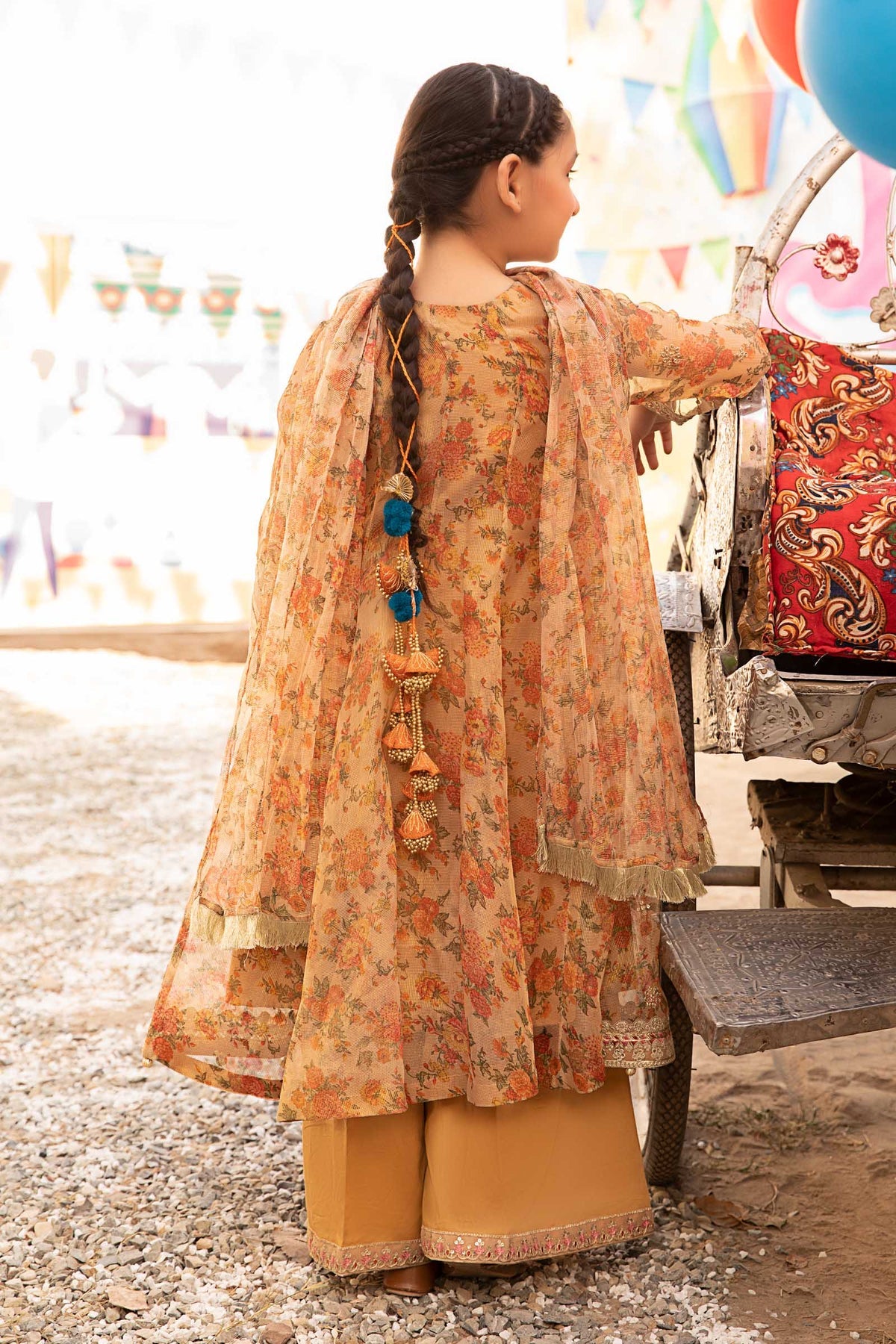 Maria B | Girls Eid Collection | MKS-EF24-38 - Khanumjan  Pakistani Clothes and Designer Dresses in UK, USA 