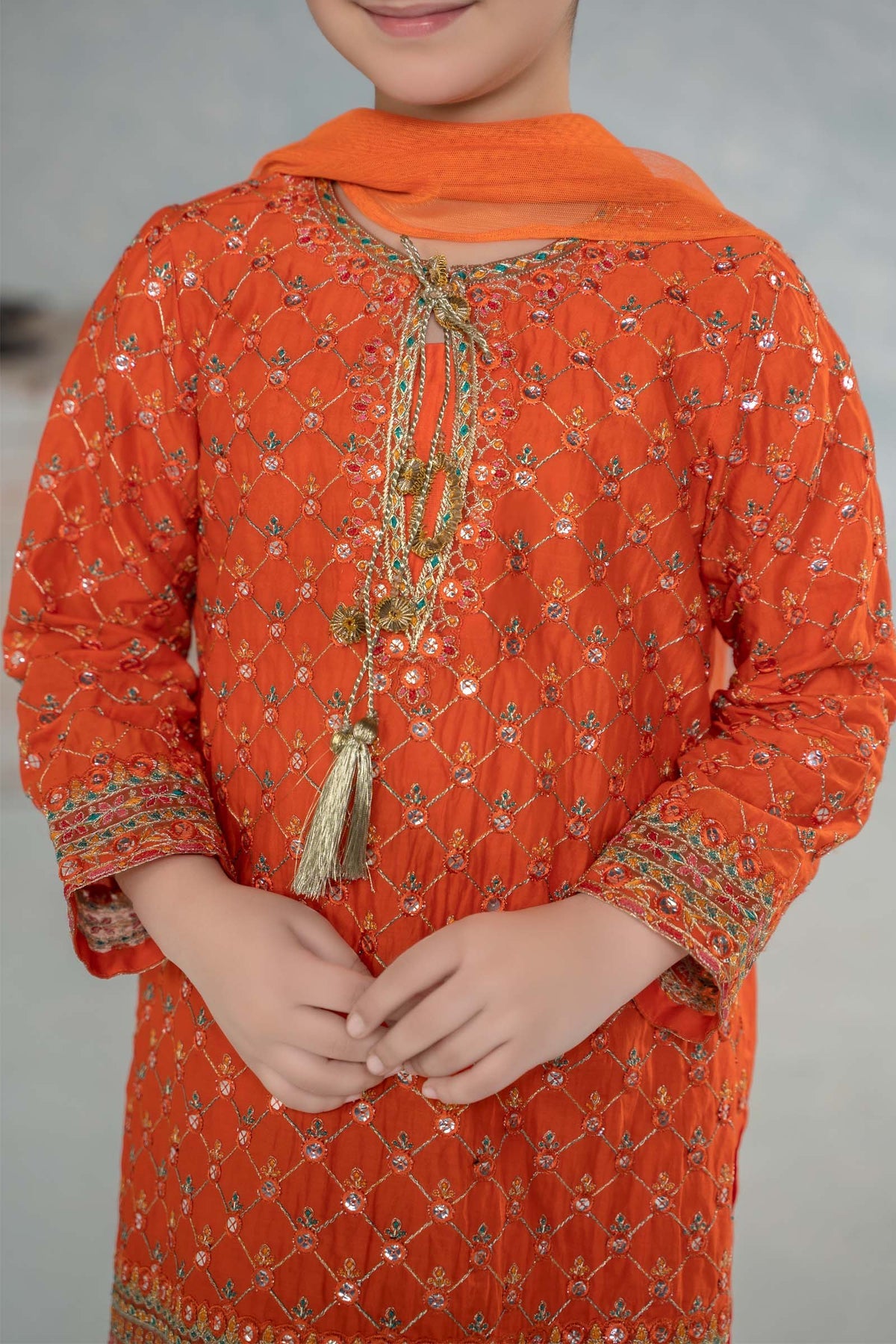 Maria B | Girls Eid Collection | MKD-EF24-09 - Khanumjan  Pakistani Clothes and Designer Dresses in UK, USA 