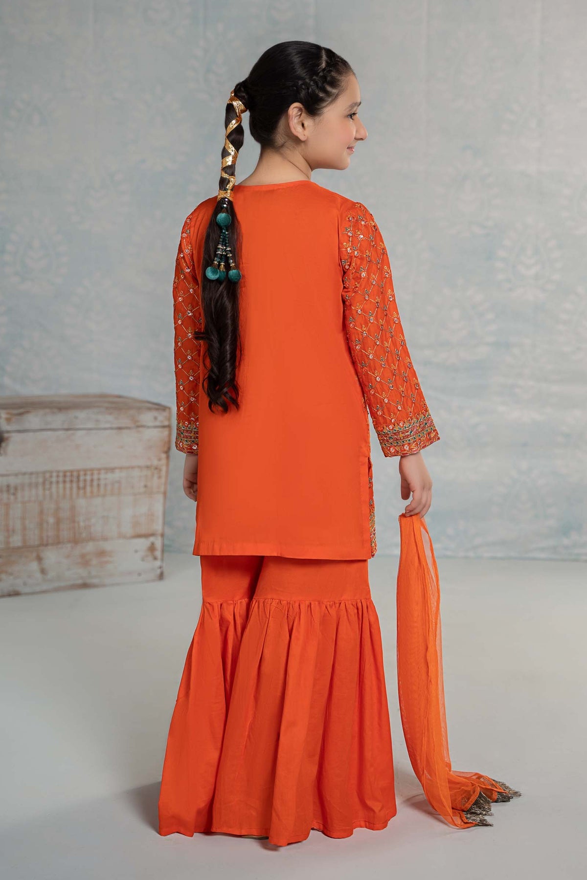 Maria B | Girls Eid Collection | MKD-EF24-09 - Khanumjan  Pakistani Clothes and Designer Dresses in UK, USA 