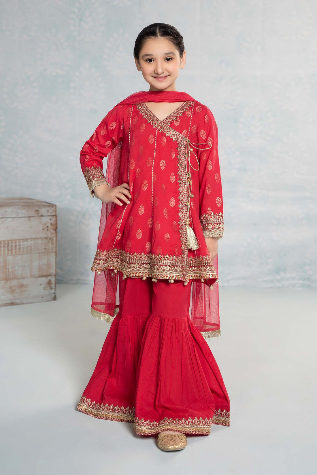 Maria B | Girls Eid Collection | MKD-EF24-12 - Khanumjan  Pakistani Clothes and Designer Dresses in UK, USA 