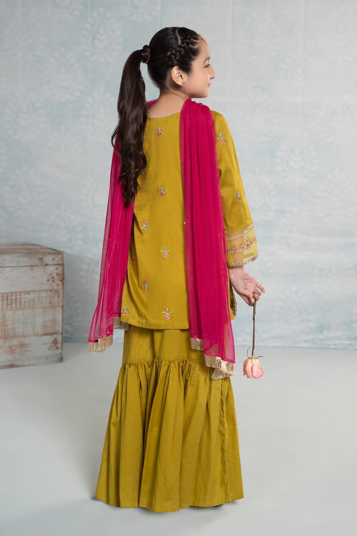 Maria B | Girls Eid Collection | MKD-EF24-01 - Khanumjan  Pakistani Clothes and Designer Dresses in UK, USA 