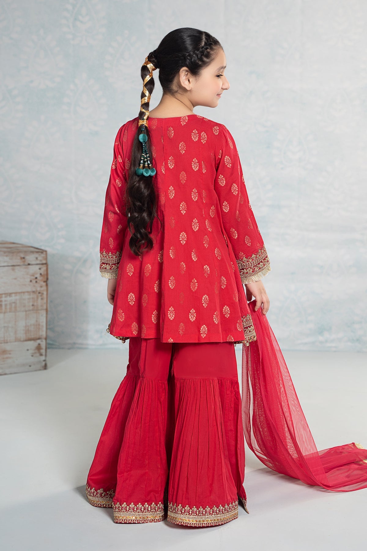 Maria B | Girls Eid Collection | MKD-EF24-12 - Khanumjan  Pakistani Clothes and Designer Dresses in UK, USA 