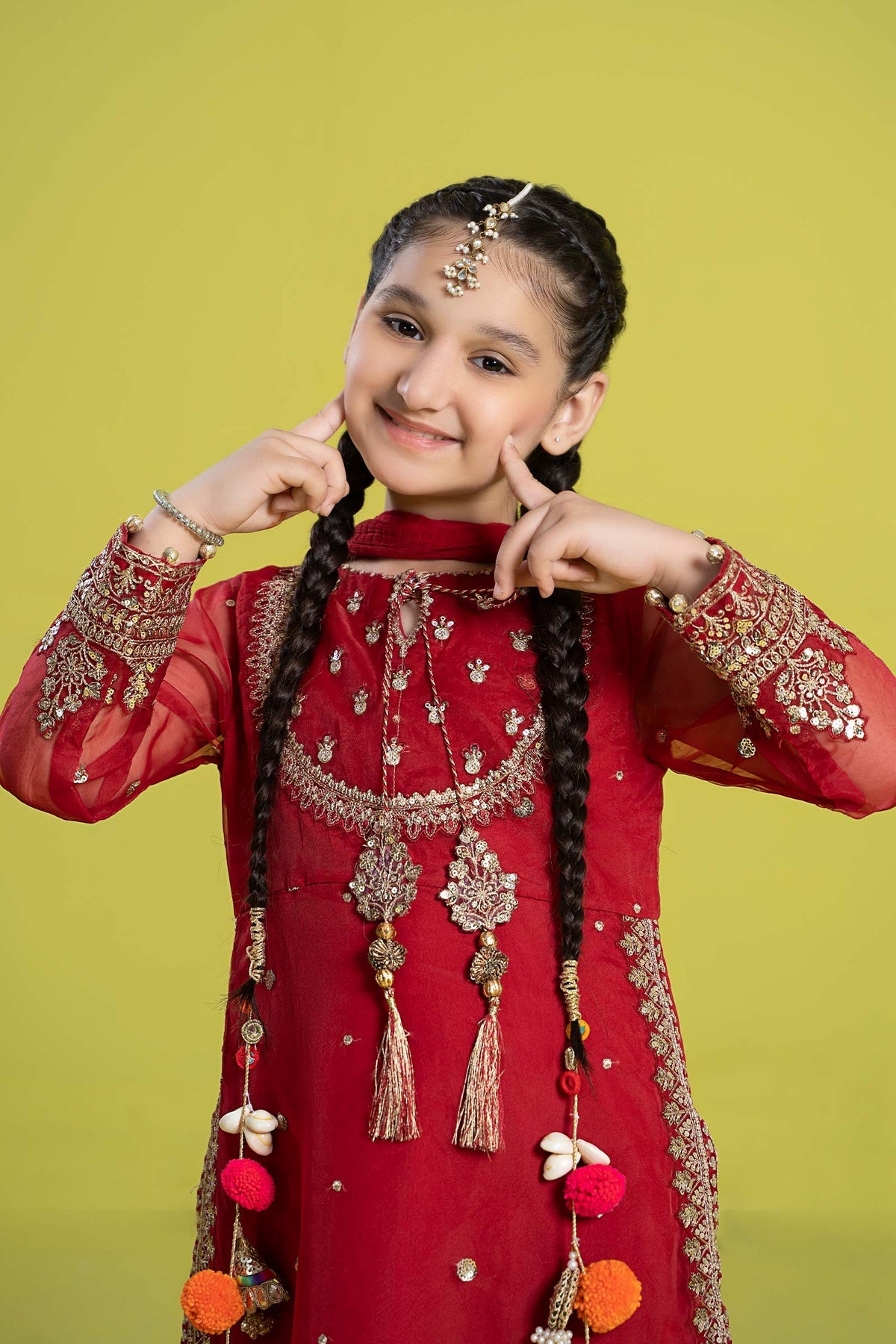 Maria B | Girls Eid Collection | MKS-EF24-37 - Khanumjan  Pakistani Clothes and Designer Dresses in UK, USA 