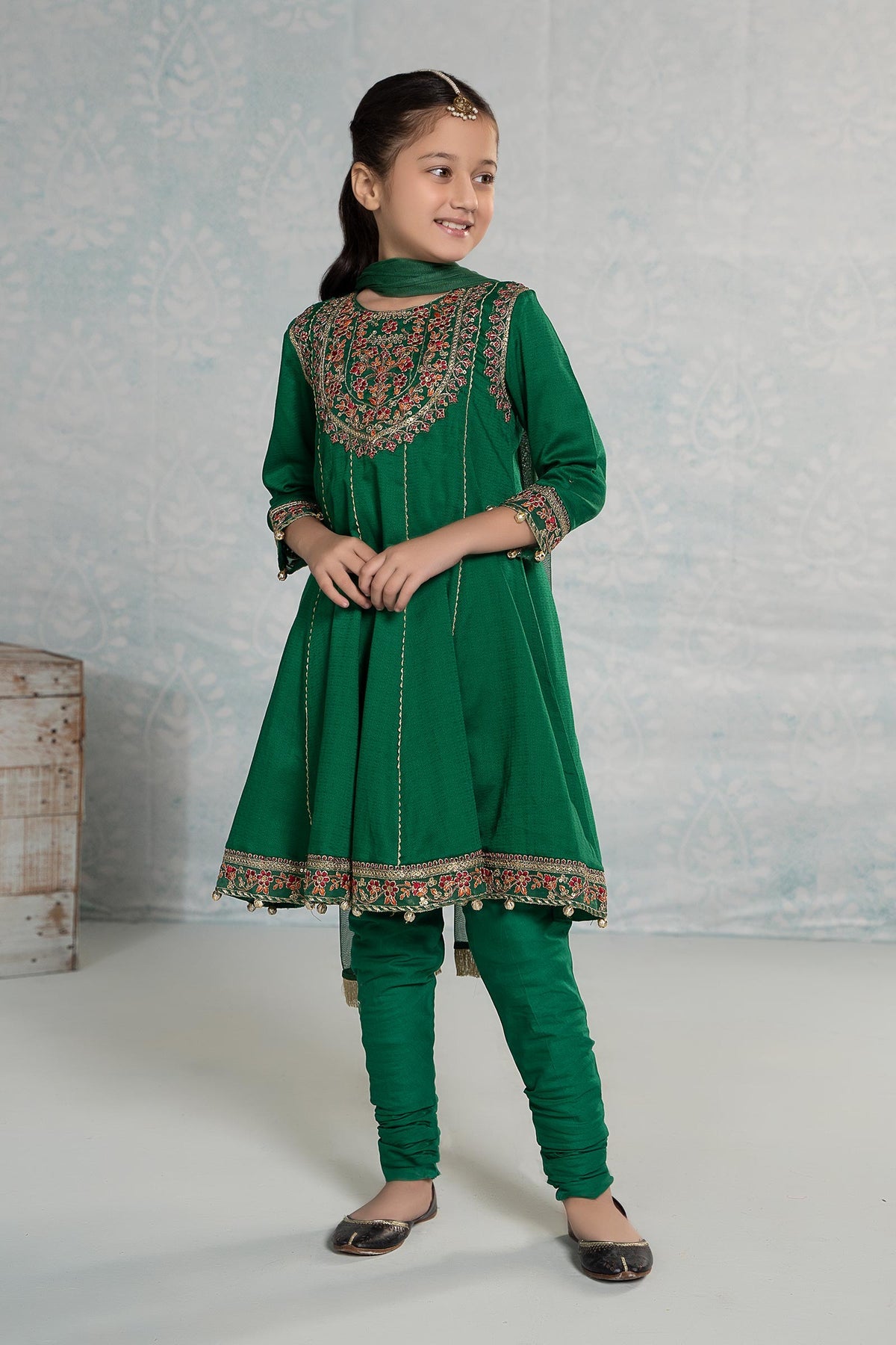 Maria B | Girls Eid Collection | MKD-EF24-13 - Khanumjan  Pakistani Clothes and Designer Dresses in UK, USA 