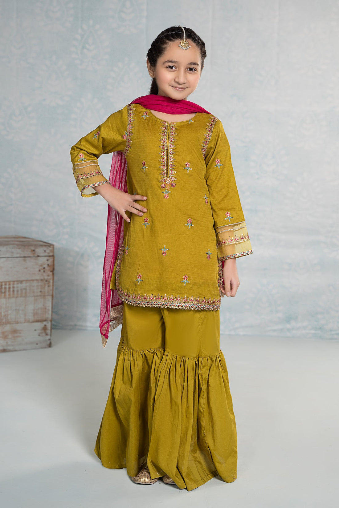 Maria B | Girls Eid Collection | MKD-EF24-01 - Khanumjan  Pakistani Clothes and Designer Dresses in UK, USA 