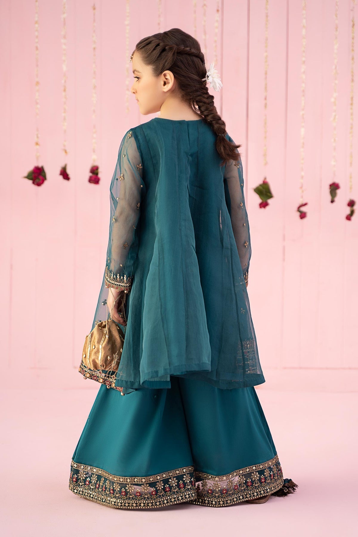 Maria B | Girls Eid Collection | MKS-EF24-16 - Khanumjan  Pakistani Clothes and Designer Dresses in UK, USA 
