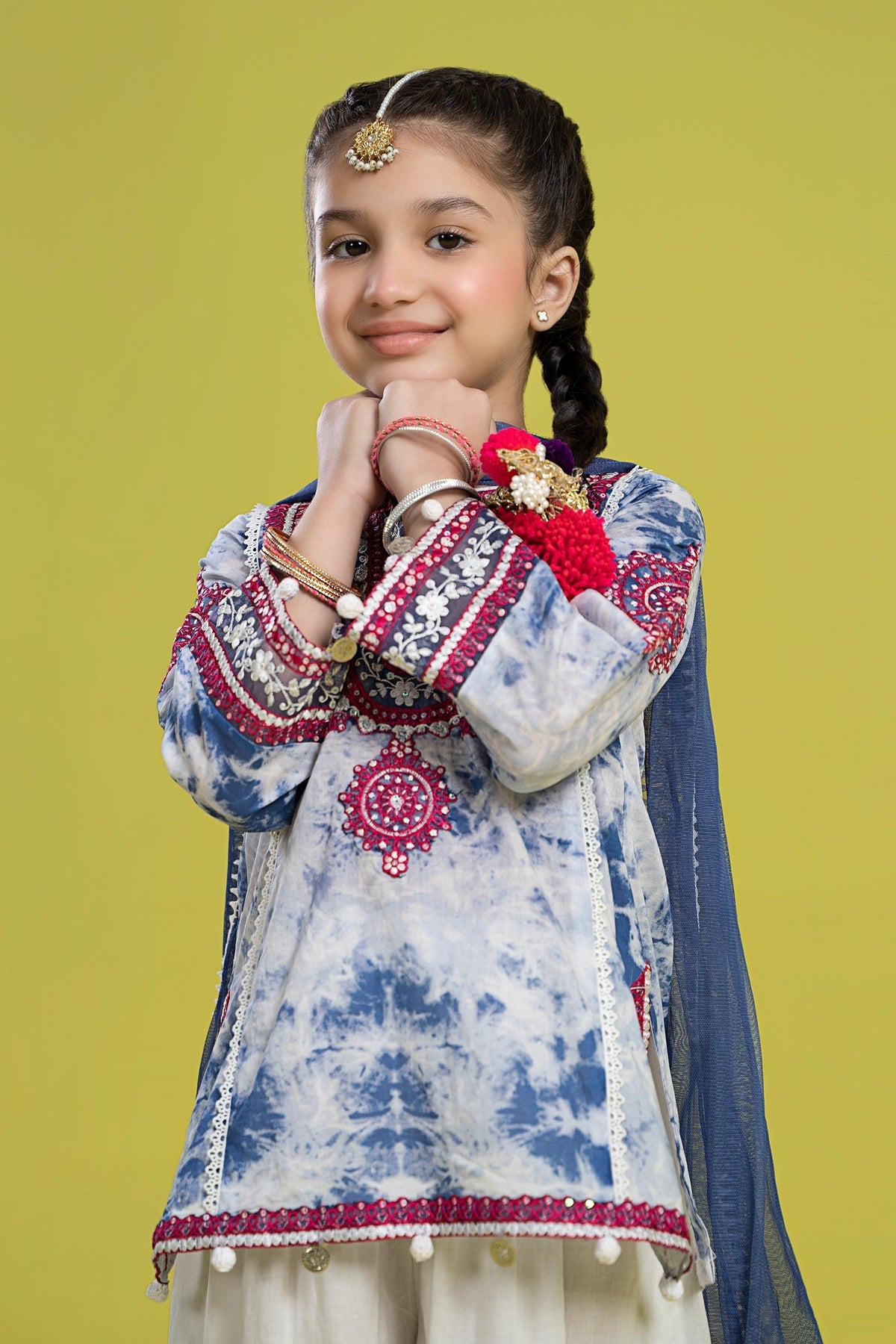 Maria B | Girls Eid Collection | MKD-EF24-06 - Khanumjan  Pakistani Clothes and Designer Dresses in UK, USA 