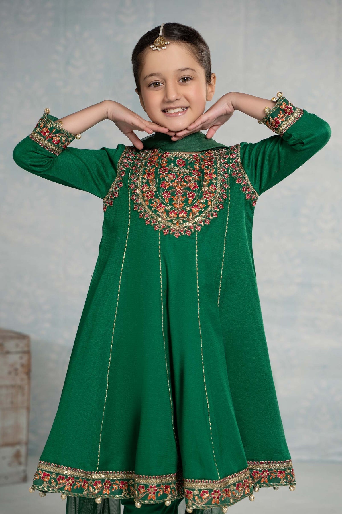Maria B | Girls Eid Collection | MKD-EF24-13 - Khanumjan  Pakistani Clothes and Designer Dresses in UK, USA 