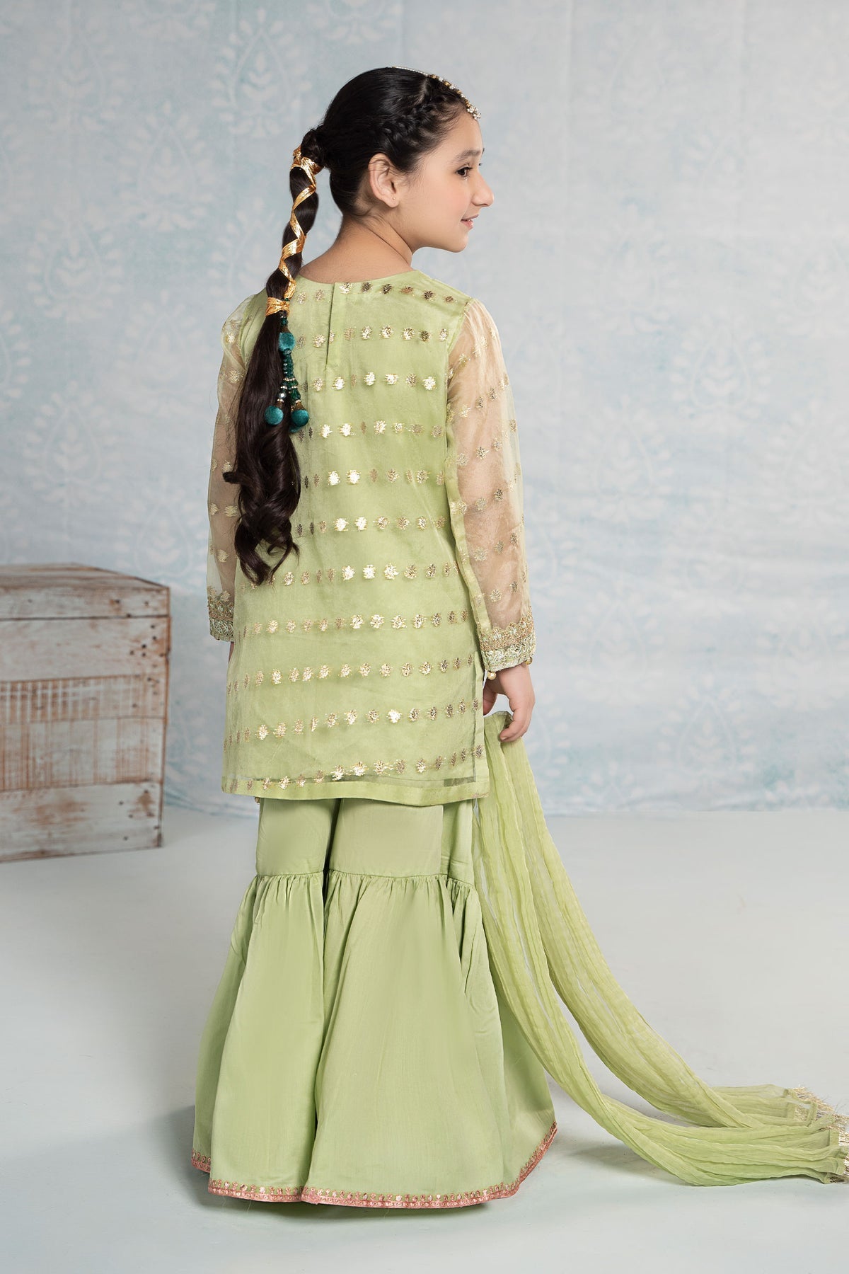 Maria B | Girls Eid Collection | MKS-EF24-45 - Khanumjan  Pakistani Clothes and Designer Dresses in UK, USA 