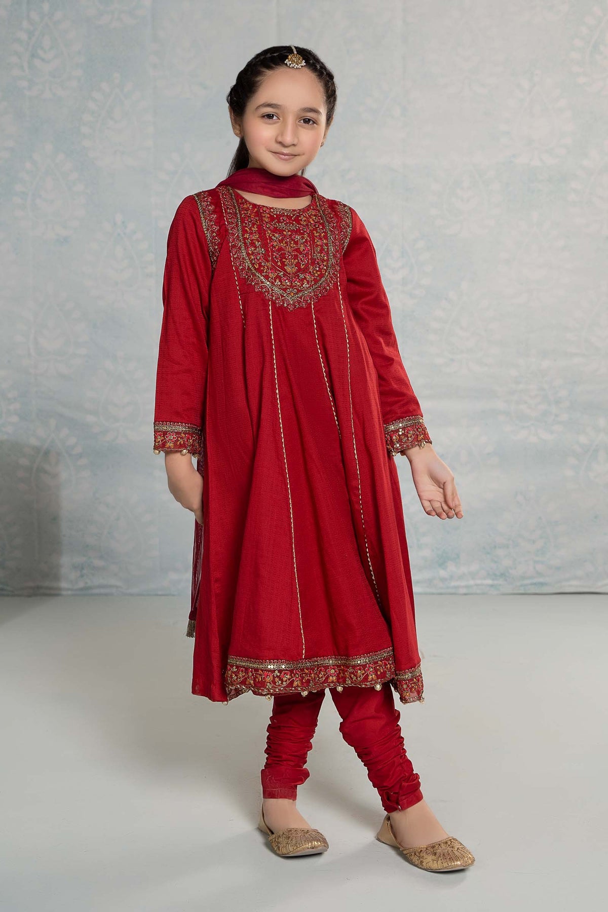 Maria B | Girls Eid Collection | MKD-EF24-13 - Khanumjan  Pakistani Clothes and Designer Dresses in UK, USA 