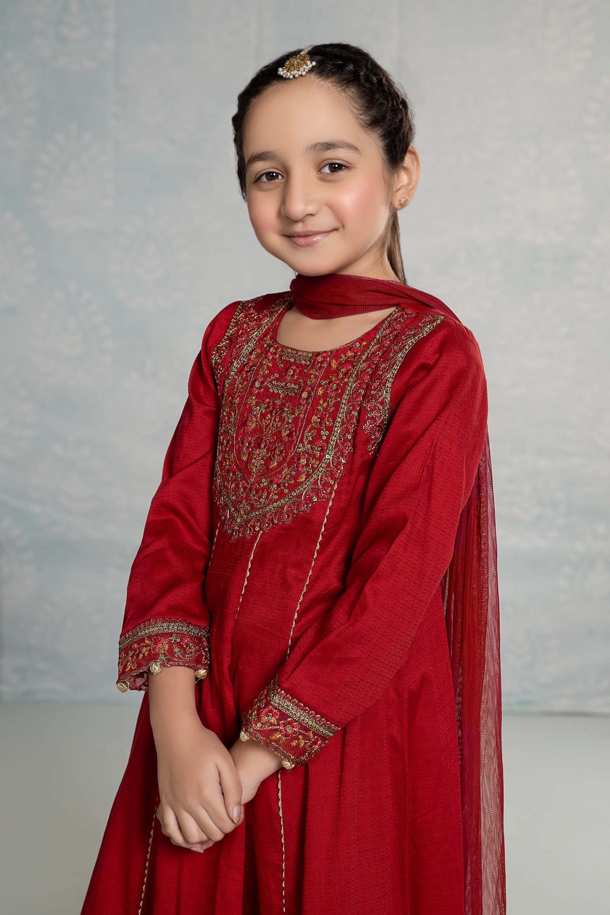 Maria B | Girls Eid Collection | MKD-EF24-13 - Khanumjan  Pakistani Clothes and Designer Dresses in UK, USA 