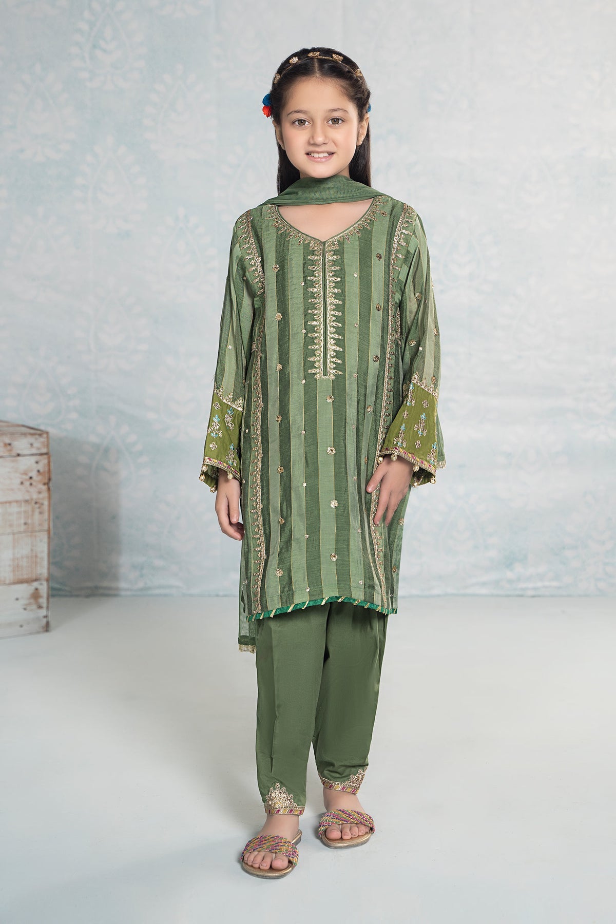 Maria B | Girls Eid Collection | MKD-EF24-03 - Khanumjan  Pakistani Clothes and Designer Dresses in UK, USA 