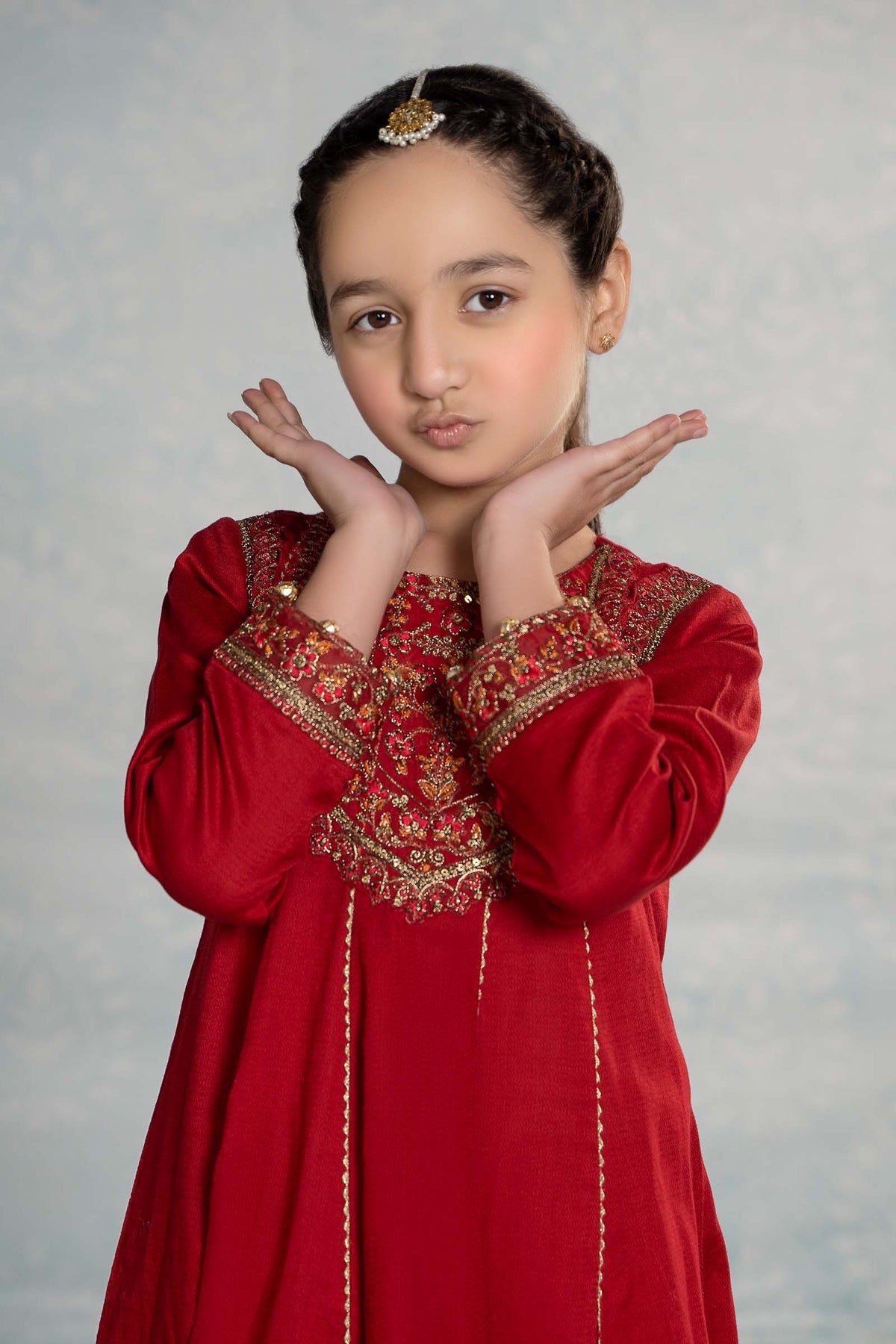 Maria B | Girls Eid Collection | MKD-EF24-13 - Khanumjan  Pakistani Clothes and Designer Dresses in UK, USA 