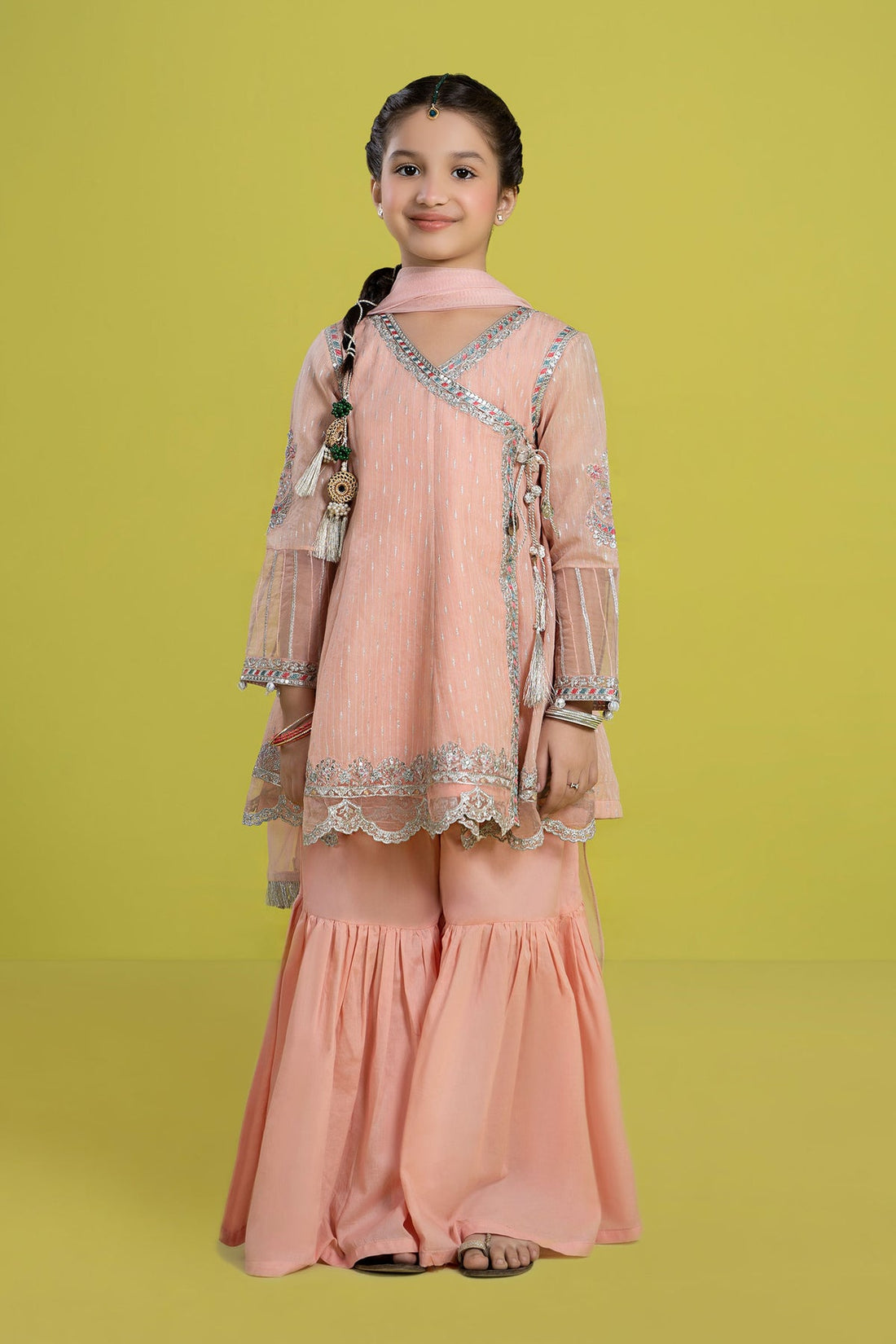 Maria B | Girls Eid Collection | MKD-EF24-19 - Khanumjan  Pakistani Clothes and Designer Dresses in UK, USA 