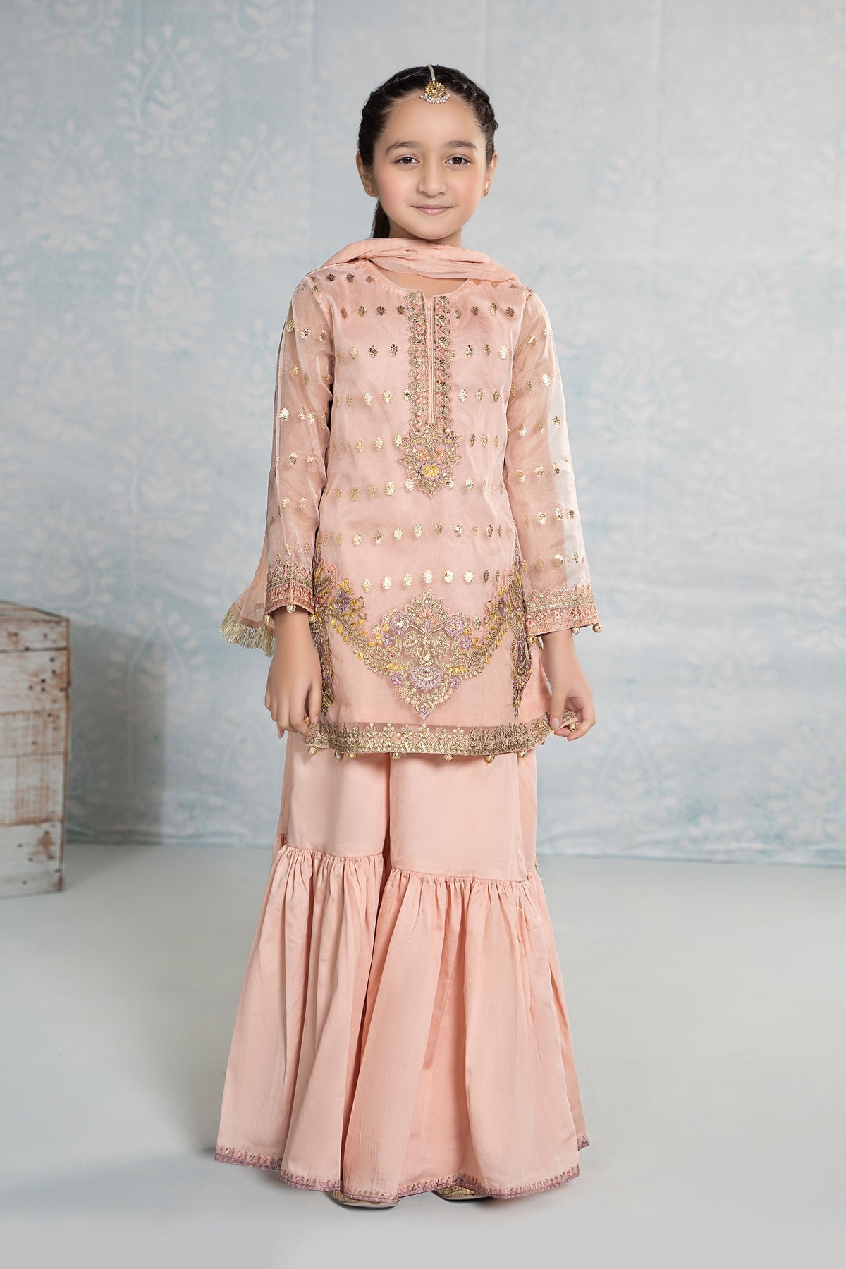 Maria B | Girls Eid Collection | MKS-EF24-45 - Khanumjan  Pakistani Clothes and Designer Dresses in UK, USA 