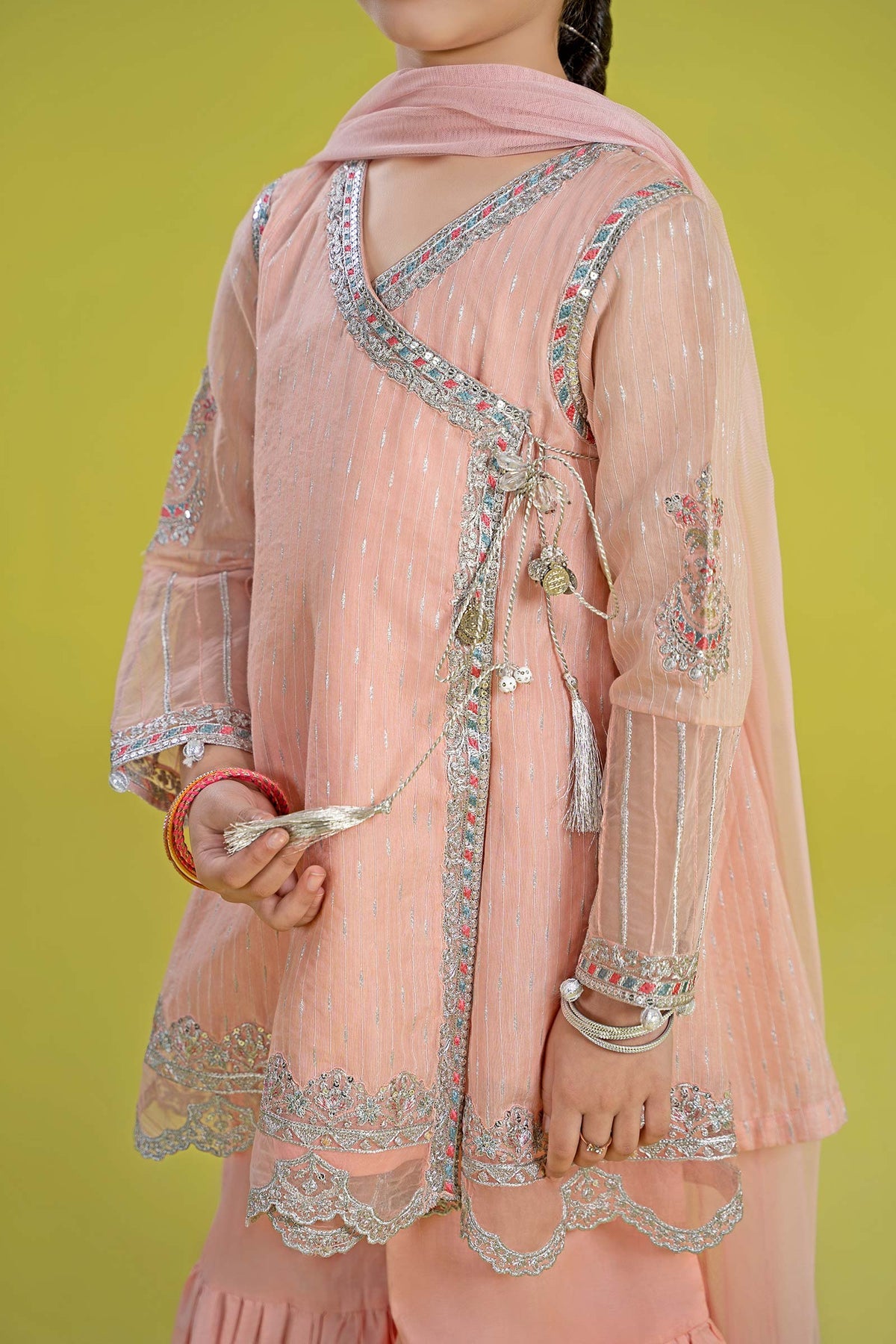 Maria B | Girls Eid Collection | MKD-EF24-19 - Khanumjan  Pakistani Clothes and Designer Dresses in UK, USA 