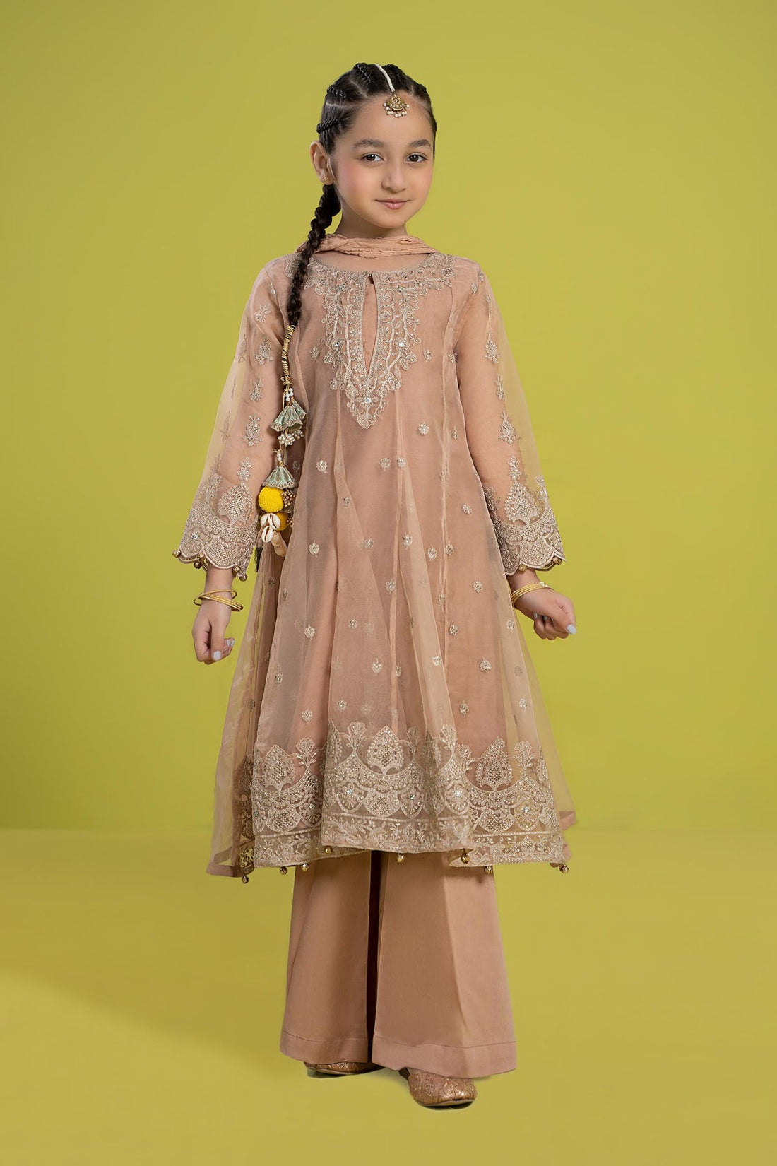 Maria B | Girls Eid Collection | MKS-EF24-05 - Khanumjan  Pakistani Clothes and Designer Dresses in UK, USA 