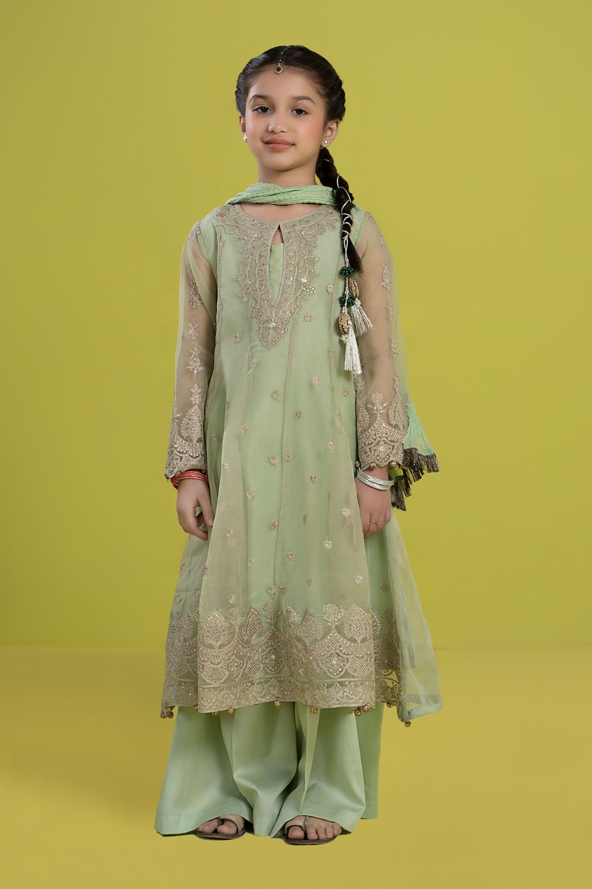 Maria B | Girls Eid Collection | MKS-EF24-05 - Khanumjan  Pakistani Clothes and Designer Dresses in UK, USA 
