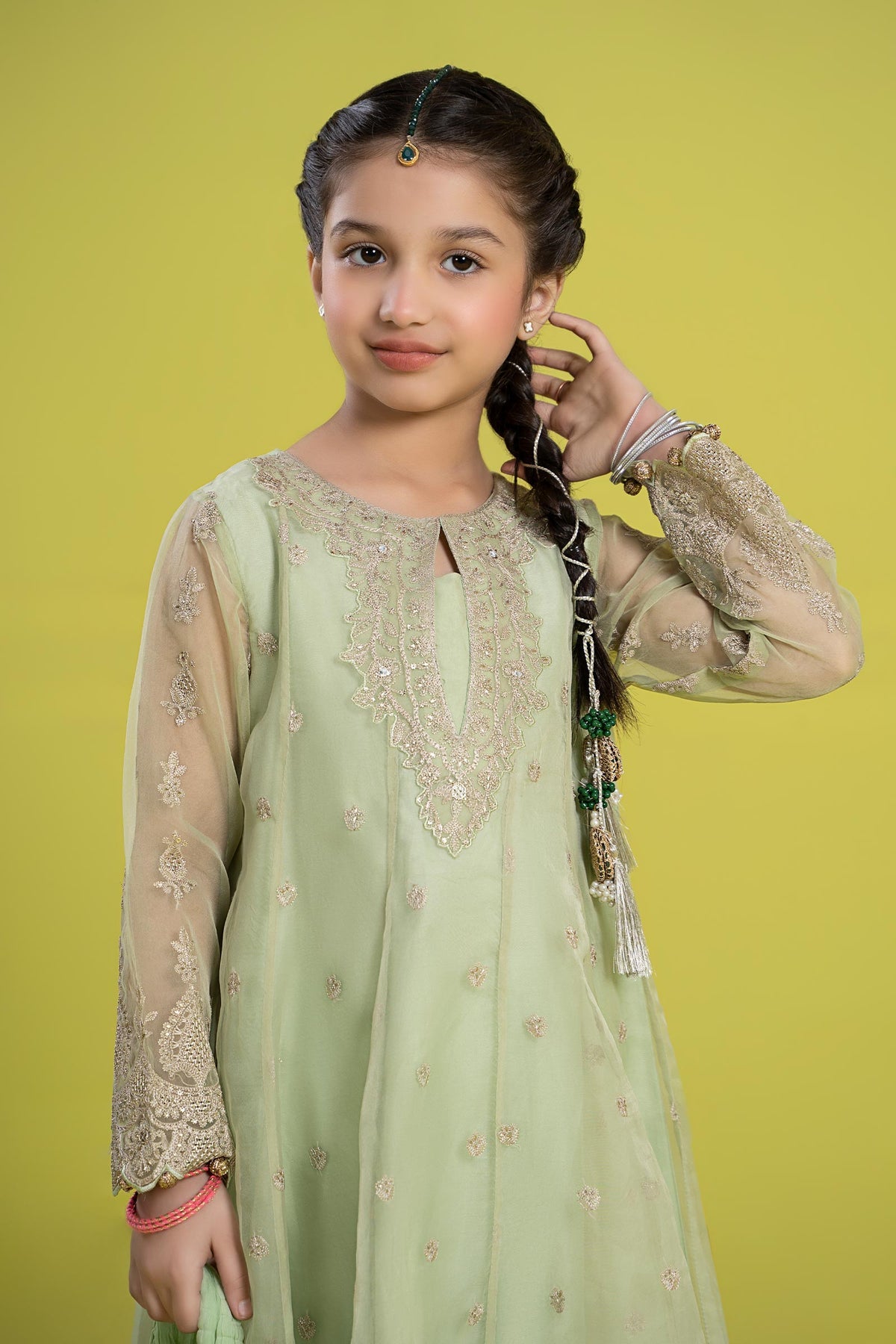 Maria B | Girls Eid Collection | MKS-EF24-05 - Khanumjan  Pakistani Clothes and Designer Dresses in UK, USA 