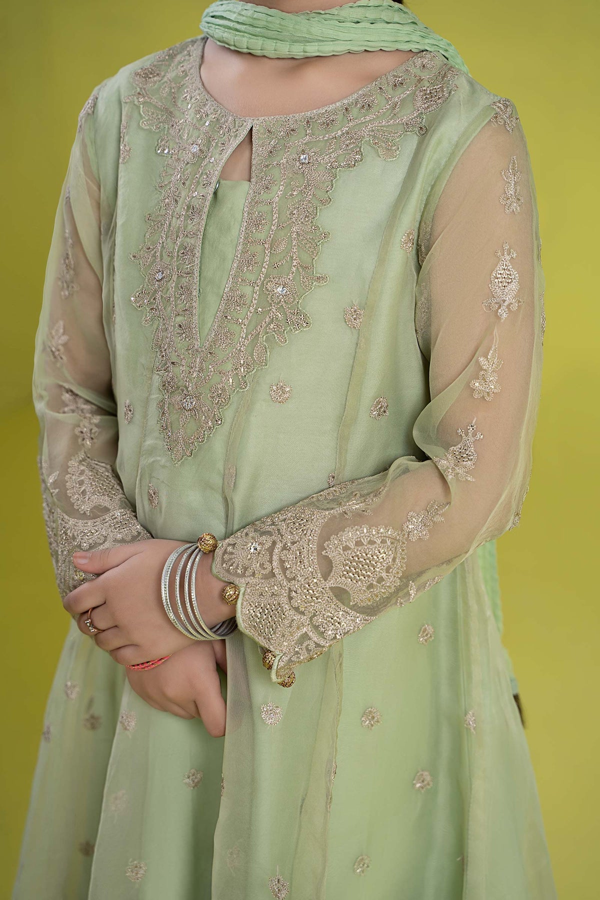 Maria B | Girls Eid Collection | MKS-EF24-05 - Khanumjan  Pakistani Clothes and Designer Dresses in UK, USA 