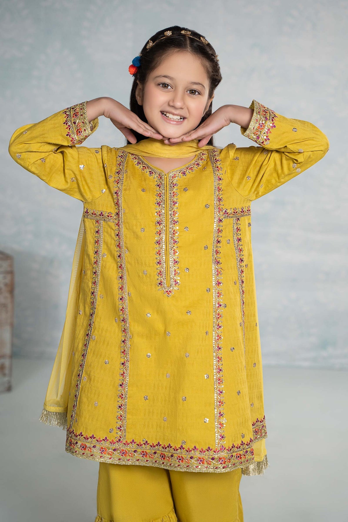 Maria B | Girls Eid Collection | MKD-EF24-10 - Khanumjan  Pakistani Clothes and Designer Dresses in UK, USA 