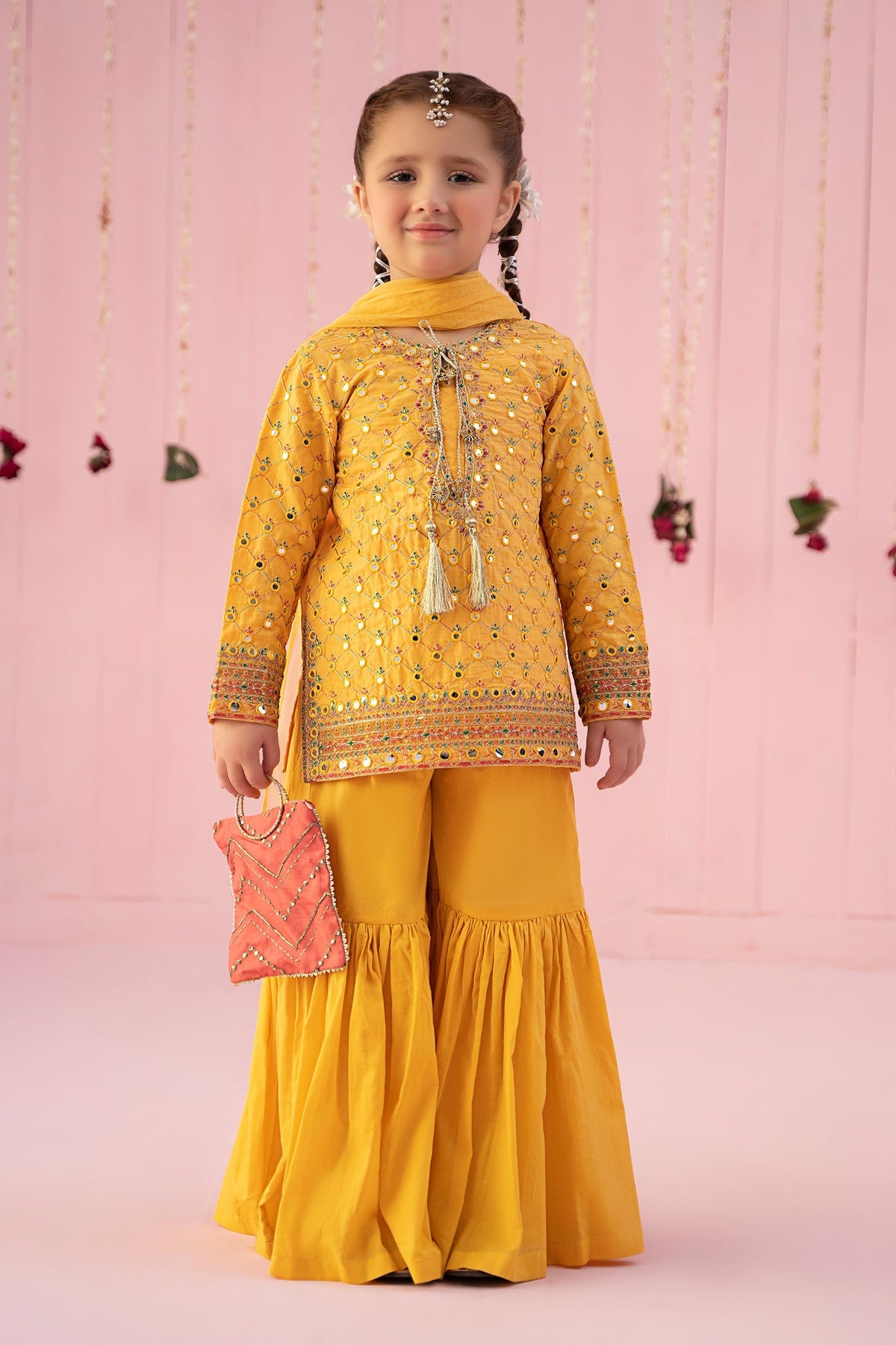 Maria B | Girls Eid Collection | MKD-EF24-09 - Khanumjan  Pakistani Clothes and Designer Dresses in UK, USA 