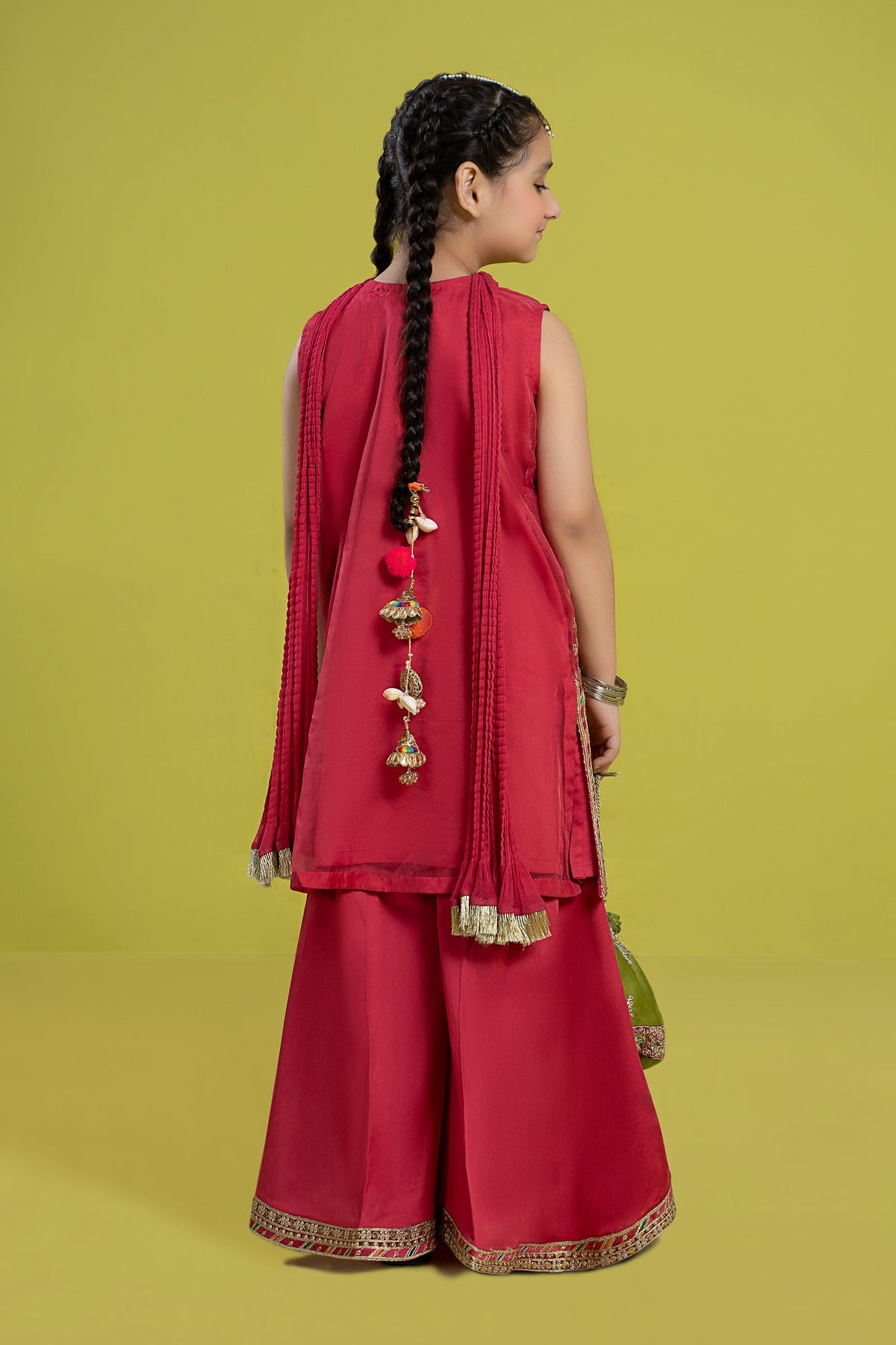 Maria B | Girls Eid Collection | MKS-EF24-14 - Khanumjan  Pakistani Clothes and Designer Dresses in UK, USA 