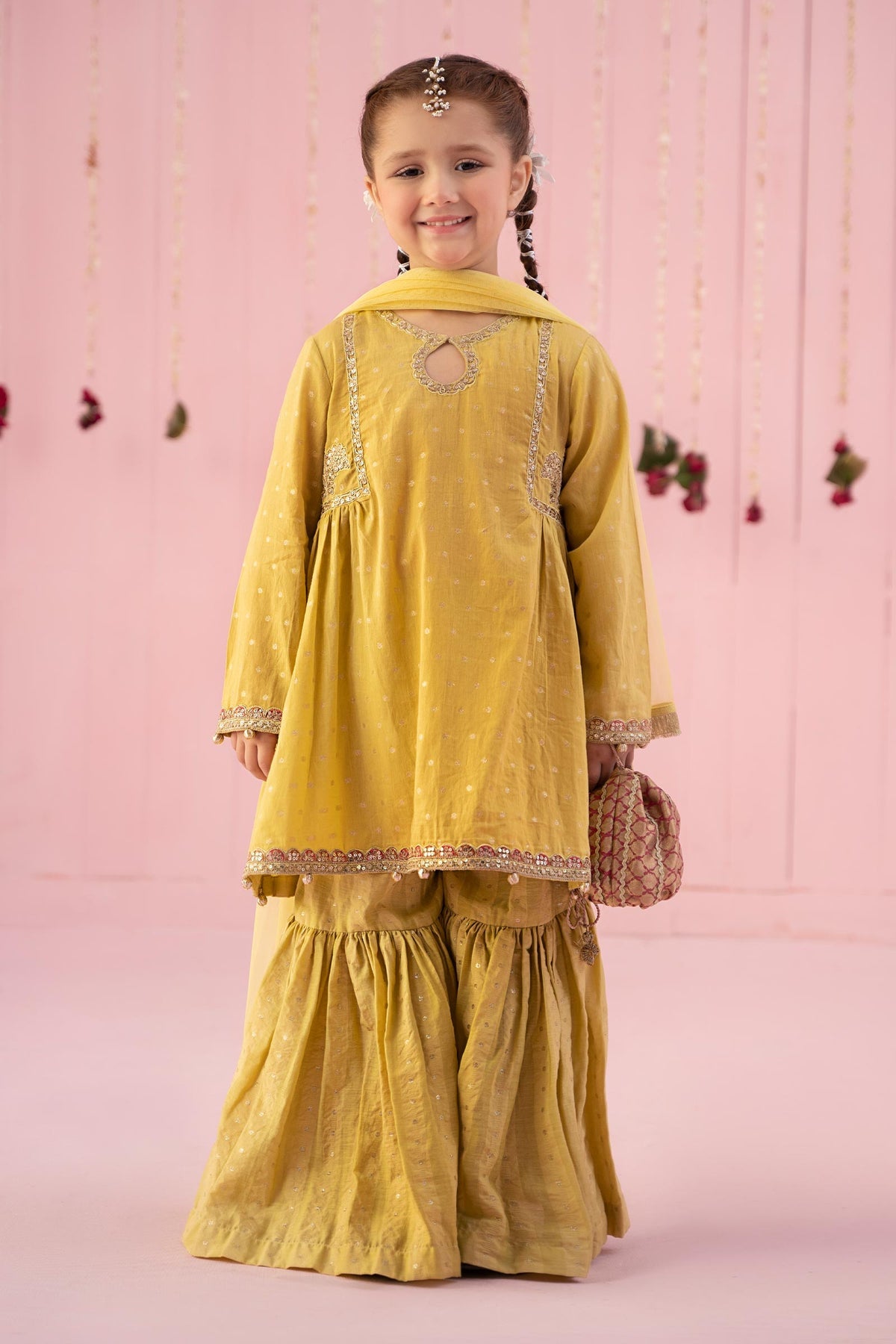 Maria B | Girls Eid Collection | MKD-EF24-16 - Khanumjan  Pakistani Clothes and Designer Dresses in UK, USA 