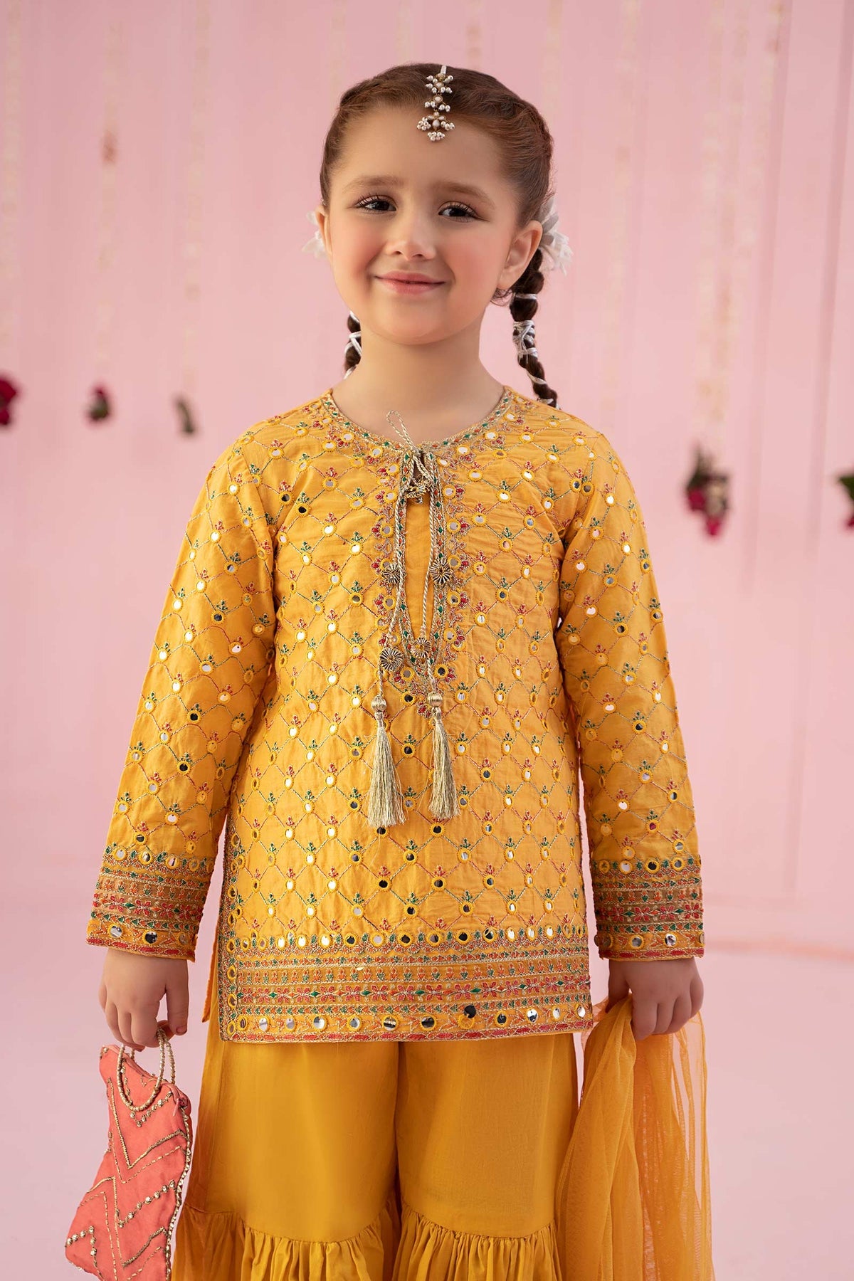 Maria B | Girls Eid Collection | MKD-EF24-09 - Khanumjan  Pakistani Clothes and Designer Dresses in UK, USA 