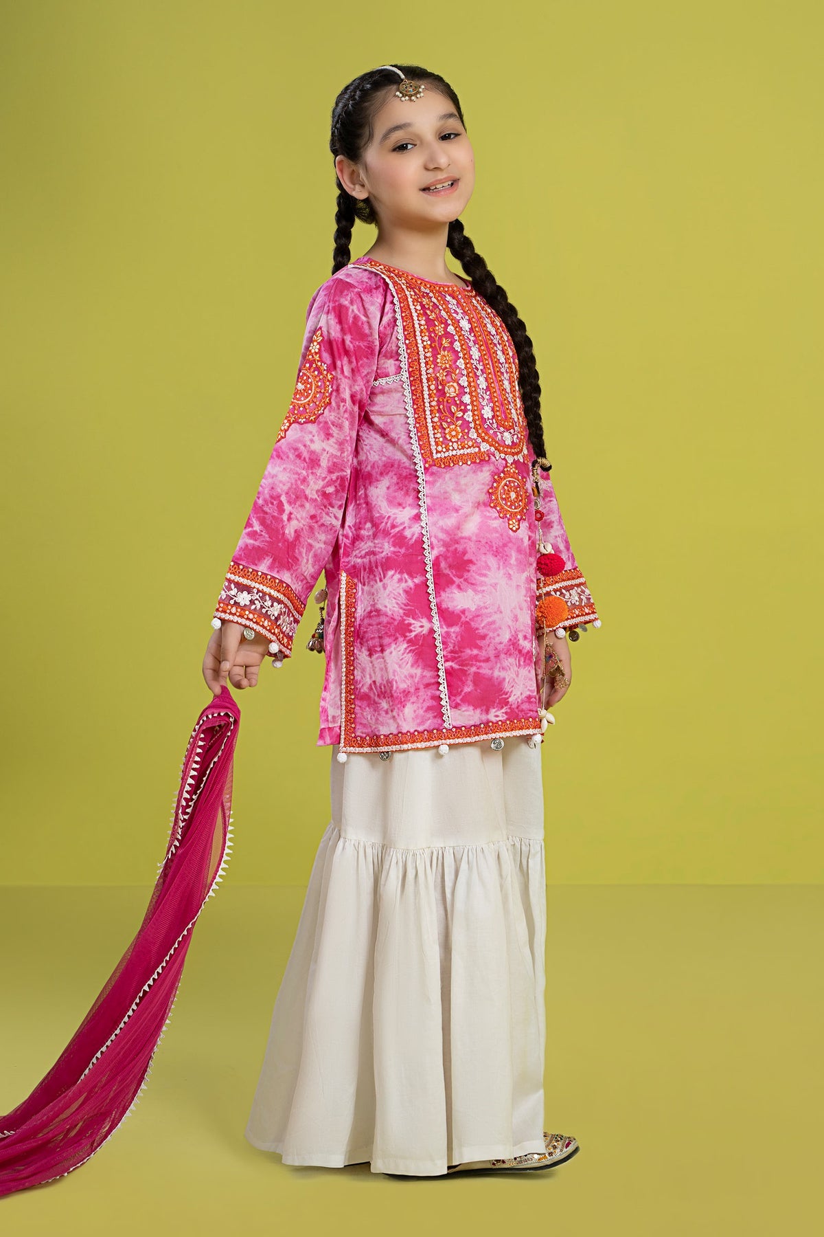 Maria B | Girls Eid Collection | MKD-EF24-06 - Khanumjan  Pakistani Clothes and Designer Dresses in UK, USA 