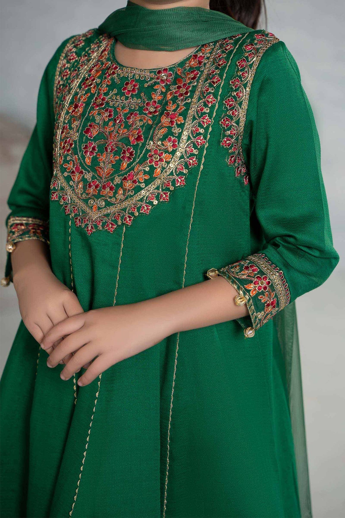 Maria B | Girls Eid Collection | MKD-EF24-13 - Khanumjan  Pakistani Clothes and Designer Dresses in UK, USA 