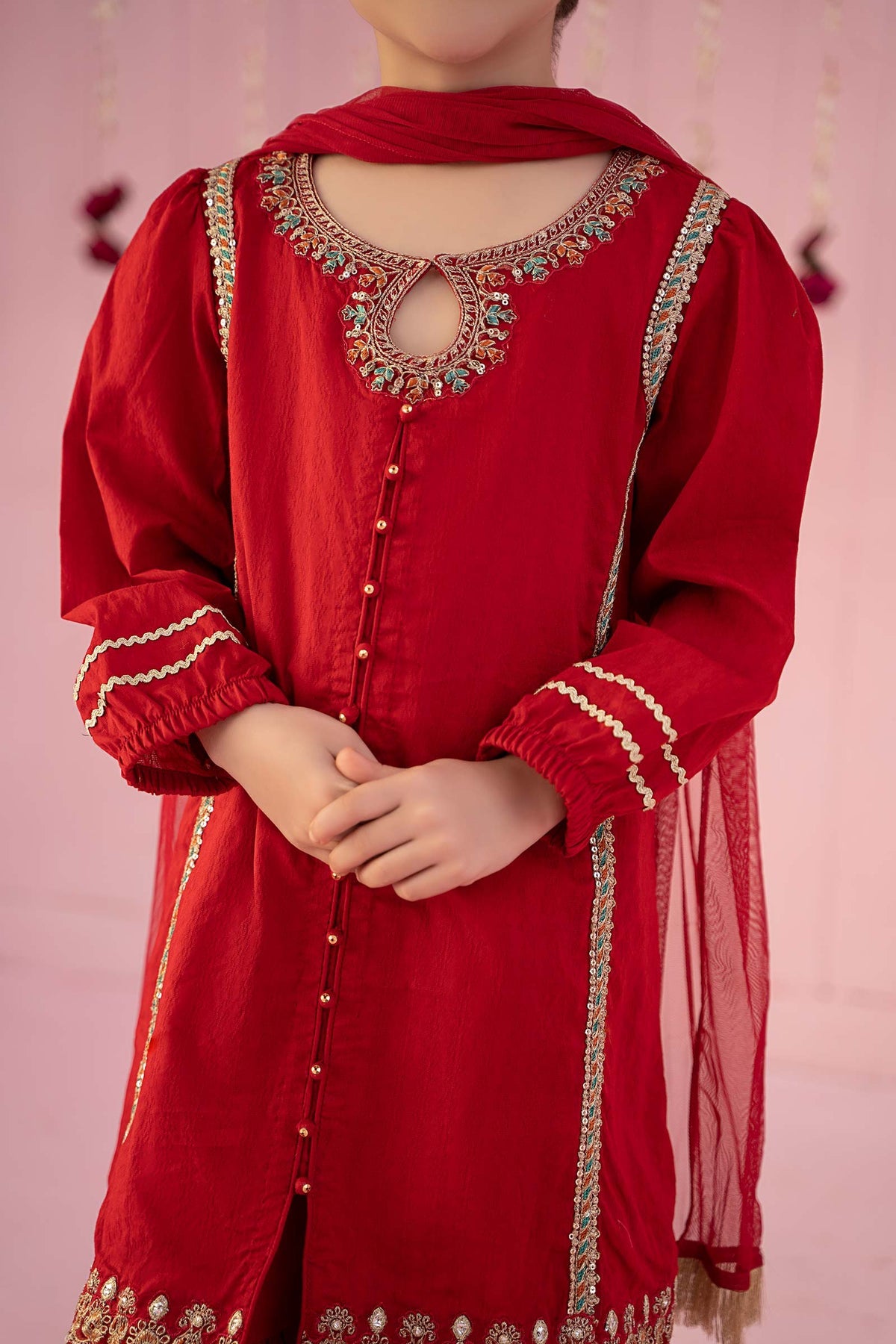 Maria B | Girls Eid Collection | MKD-EF24-20 - Khanumjan  Pakistani Clothes and Designer Dresses in UK, USA 