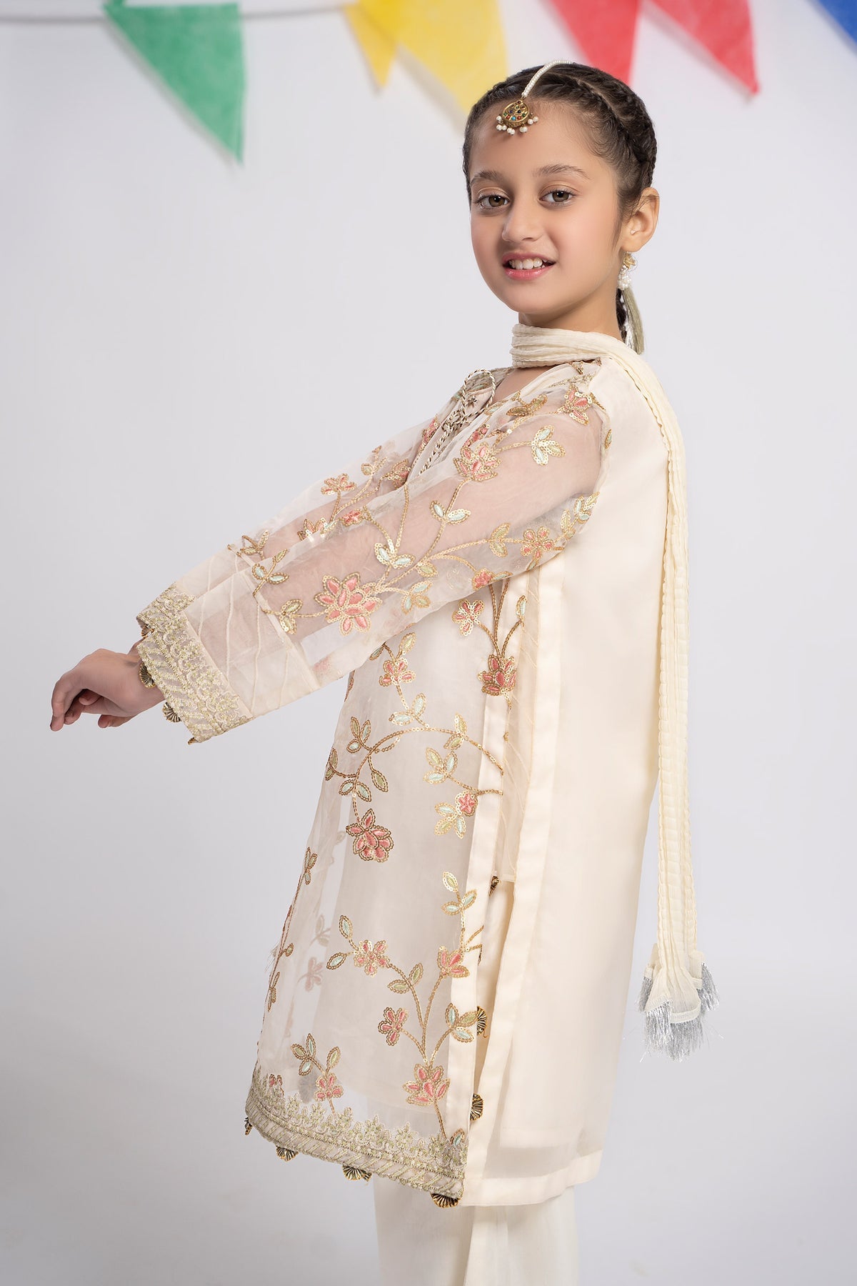 Maria B | Girls Eid Collection | MKS-EF24-30 - Khanumjan  Pakistani Clothes and Designer Dresses in UK, USA 