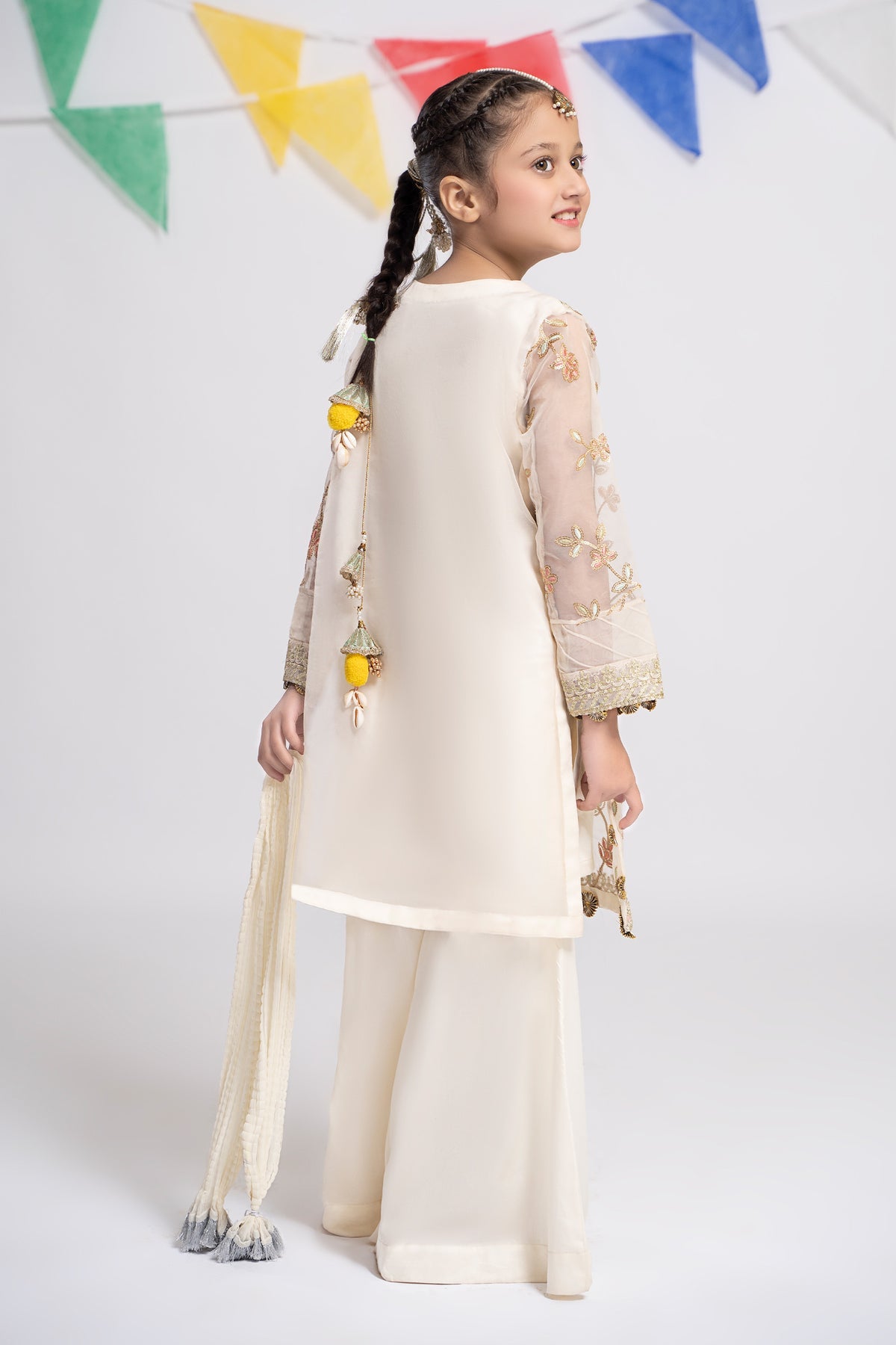 Maria B | Girls Eid Collection | MKS-EF24-30 - Khanumjan  Pakistani Clothes and Designer Dresses in UK, USA 