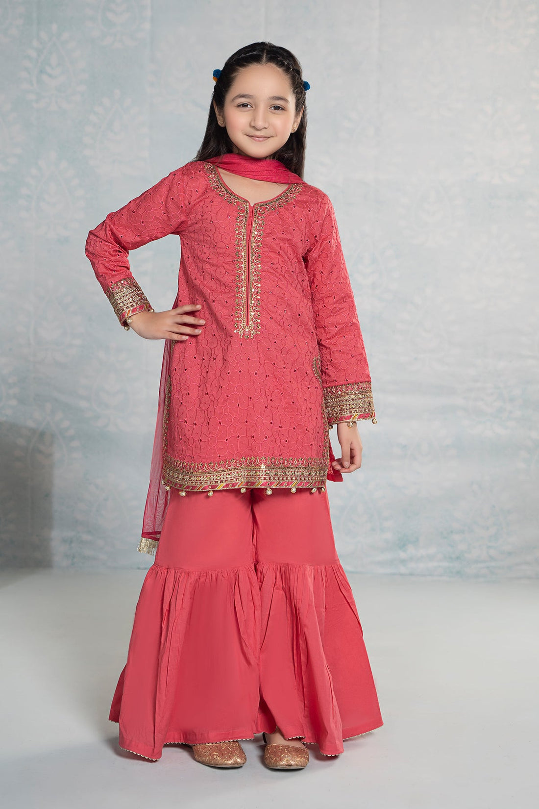 Maria B | Girls Eid Collection | MKD-EF24-14 - Khanumjan  Pakistani Clothes and Designer Dresses in UK, USA 