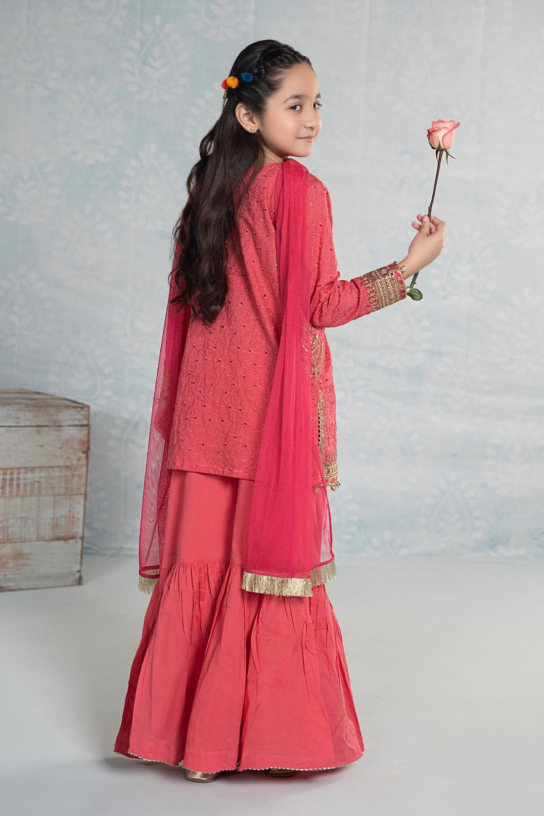 Maria B | Girls Eid Collection | MKD-EF24-14 - Khanumjan  Pakistani Clothes and Designer Dresses in UK, USA 