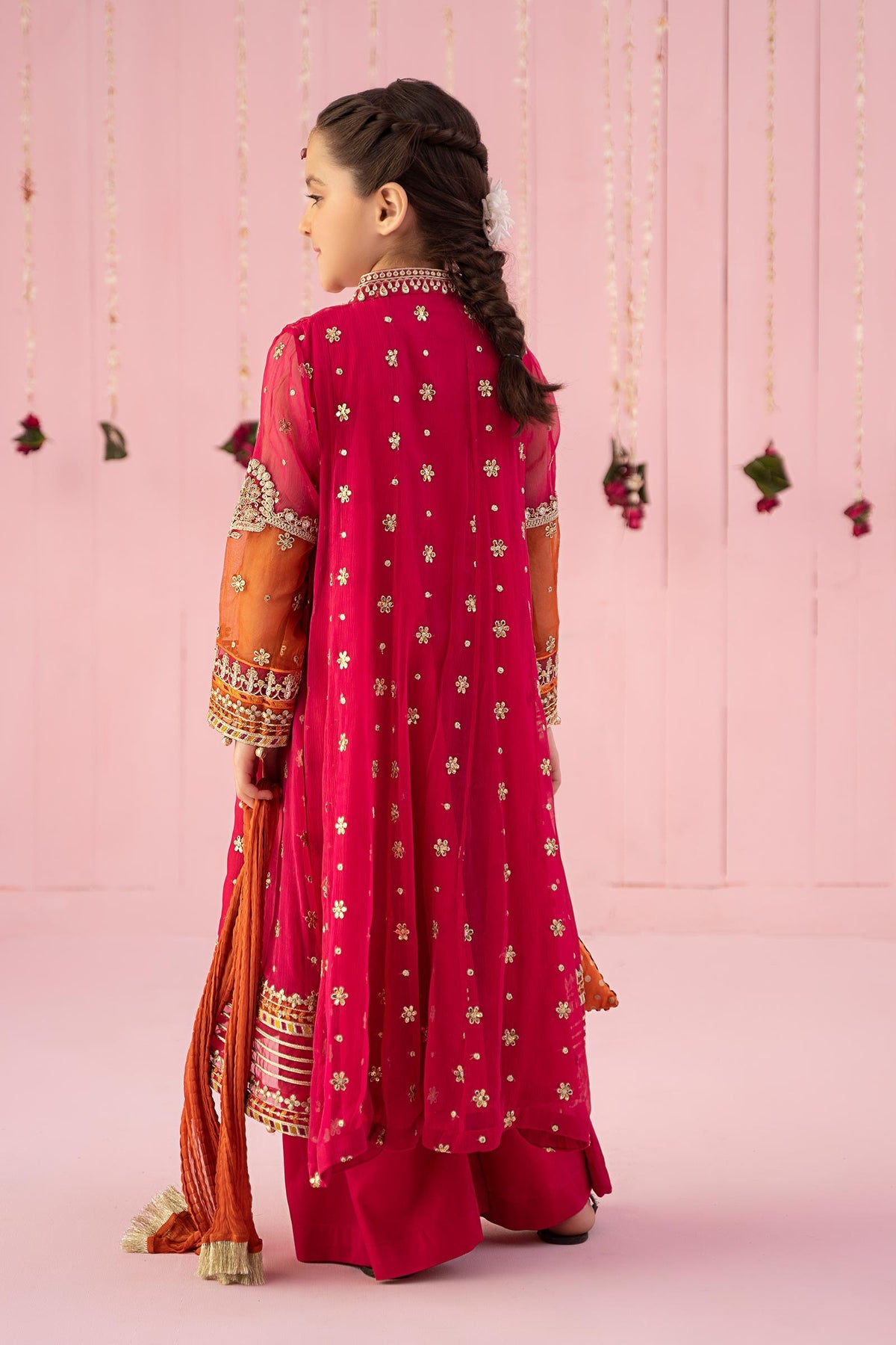 Maria B | Girls Eid Collection | MKS-EF24-02 - Khanumjan  Pakistani Clothes and Designer Dresses in UK, USA 