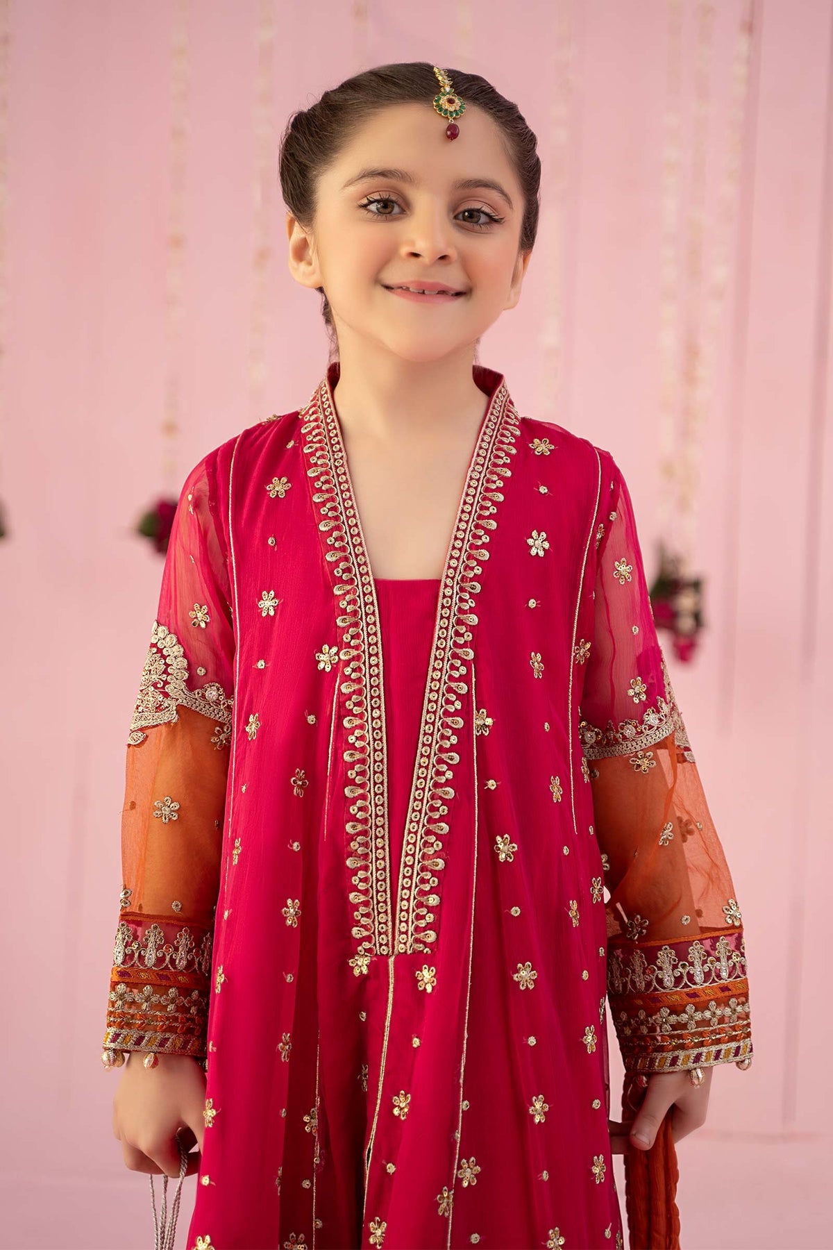 Maria B | Girls Eid Collection | MKS-EF24-02 - Khanumjan  Pakistani Clothes and Designer Dresses in UK, USA 