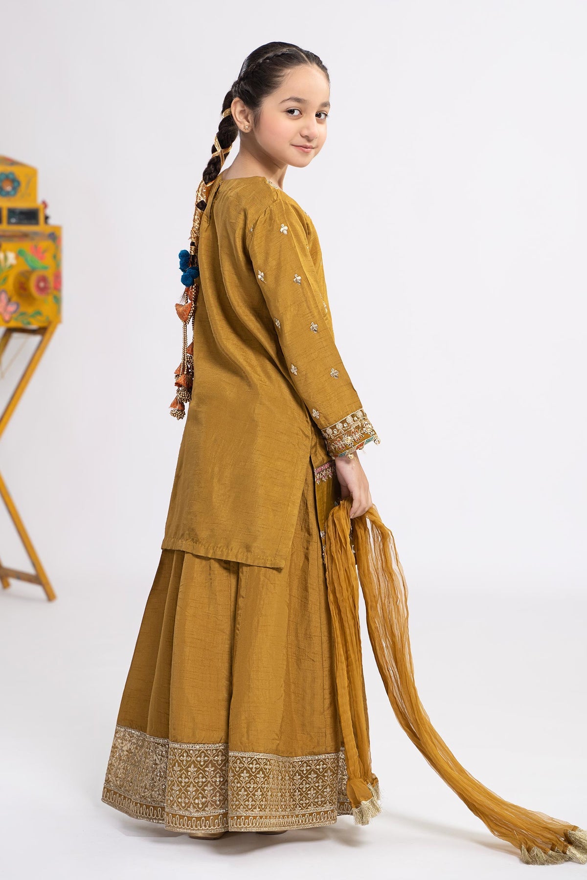 Maria B | Girls Eid Collection | MKS-EF24-22 - Khanumjan  Pakistani Clothes and Designer Dresses in UK, USA 