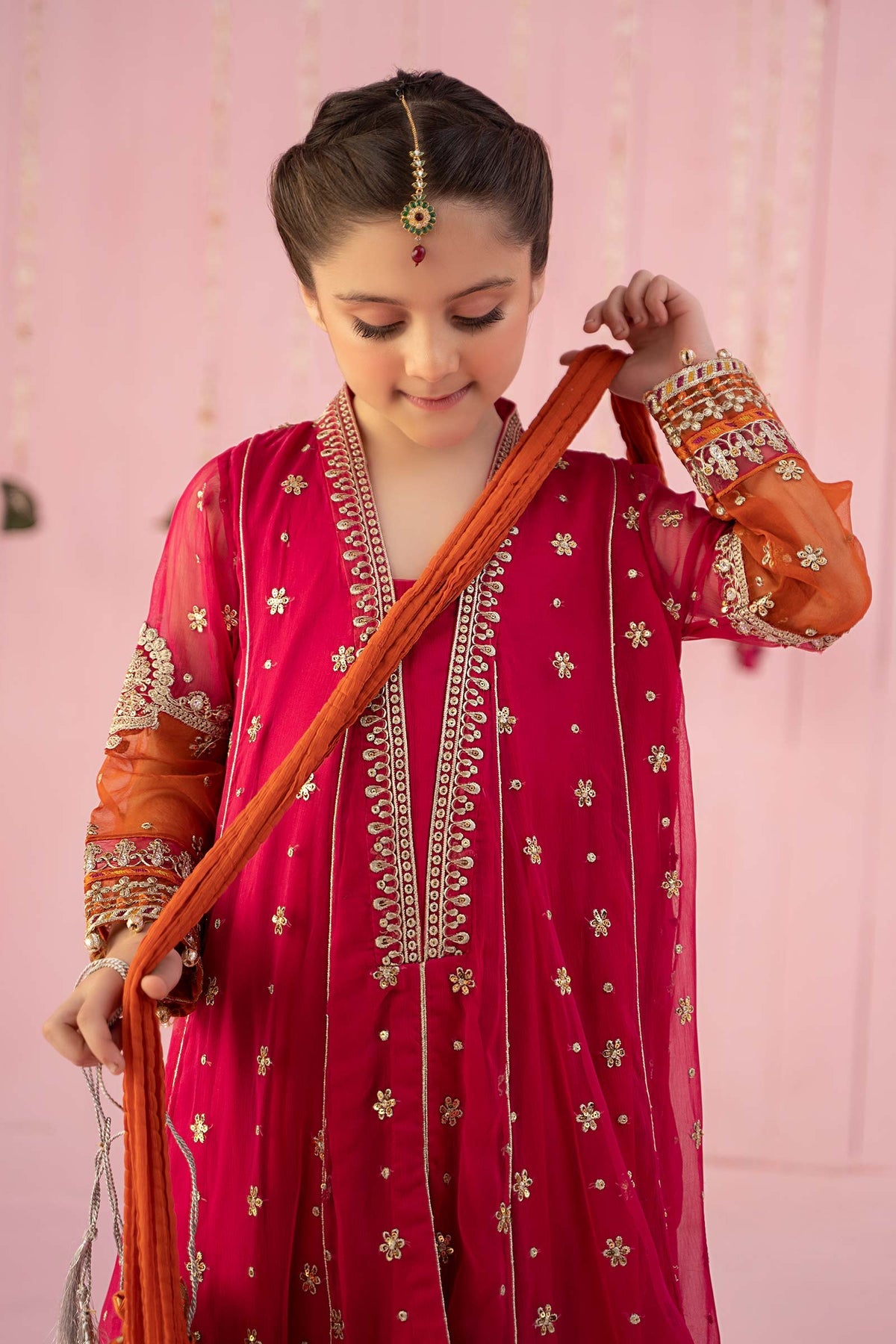 Maria B | Girls Eid Collection | MKS-EF24-02 - Khanumjan  Pakistani Clothes and Designer Dresses in UK, USA 