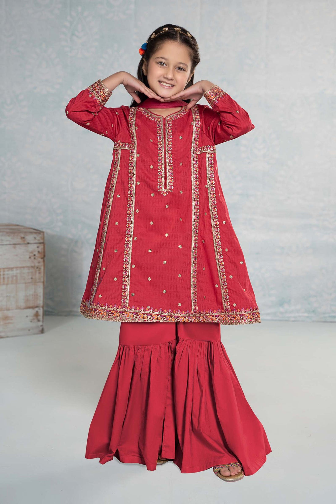 Maria B | Girls Eid Collection | MKD-EF24-10 - Khanumjan  Pakistani Clothes and Designer Dresses in UK, USA 