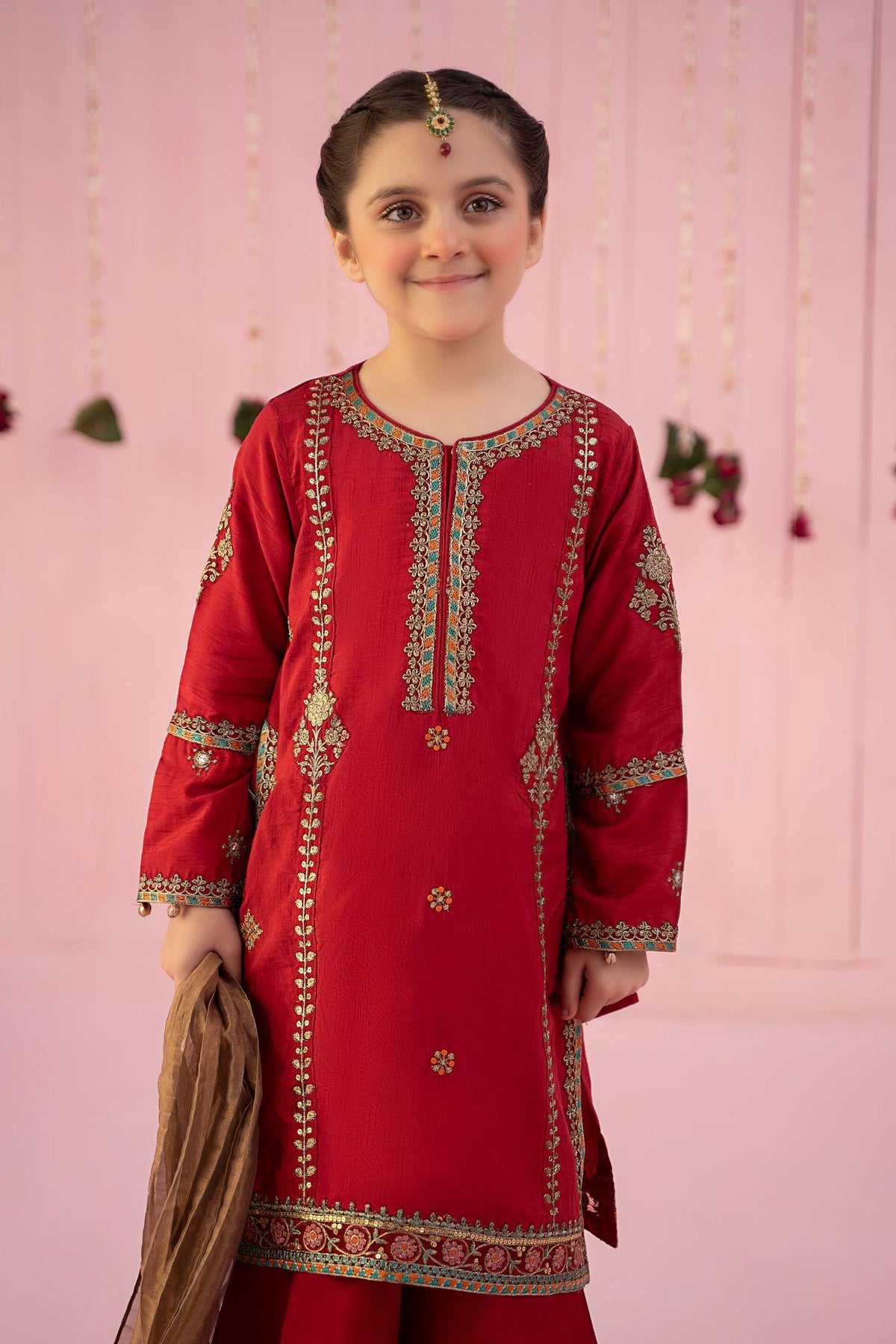 Maria B | Girls Eid Collection | MKS-EF24-03 - Khanumjan  Pakistani Clothes and Designer Dresses in UK, USA 