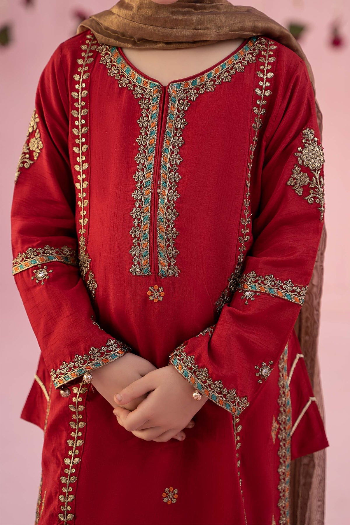 Maria B | Girls Eid Collection | MKS-EF24-03 - Khanumjan  Pakistani Clothes and Designer Dresses in UK, USA 