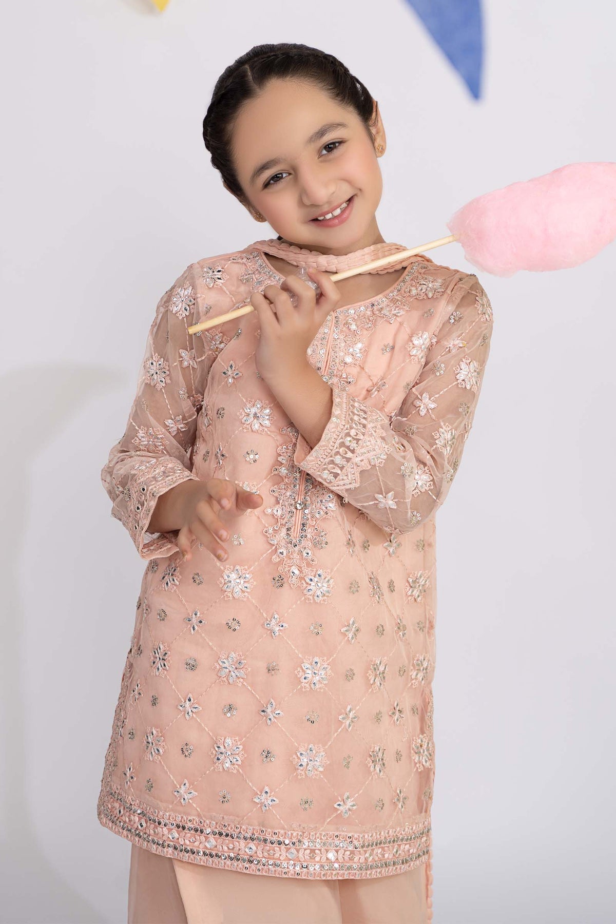 Maria B | Girls Eid Collection | MKS-EF24-11 - Khanumjan  Pakistani Clothes and Designer Dresses in UK, USA 