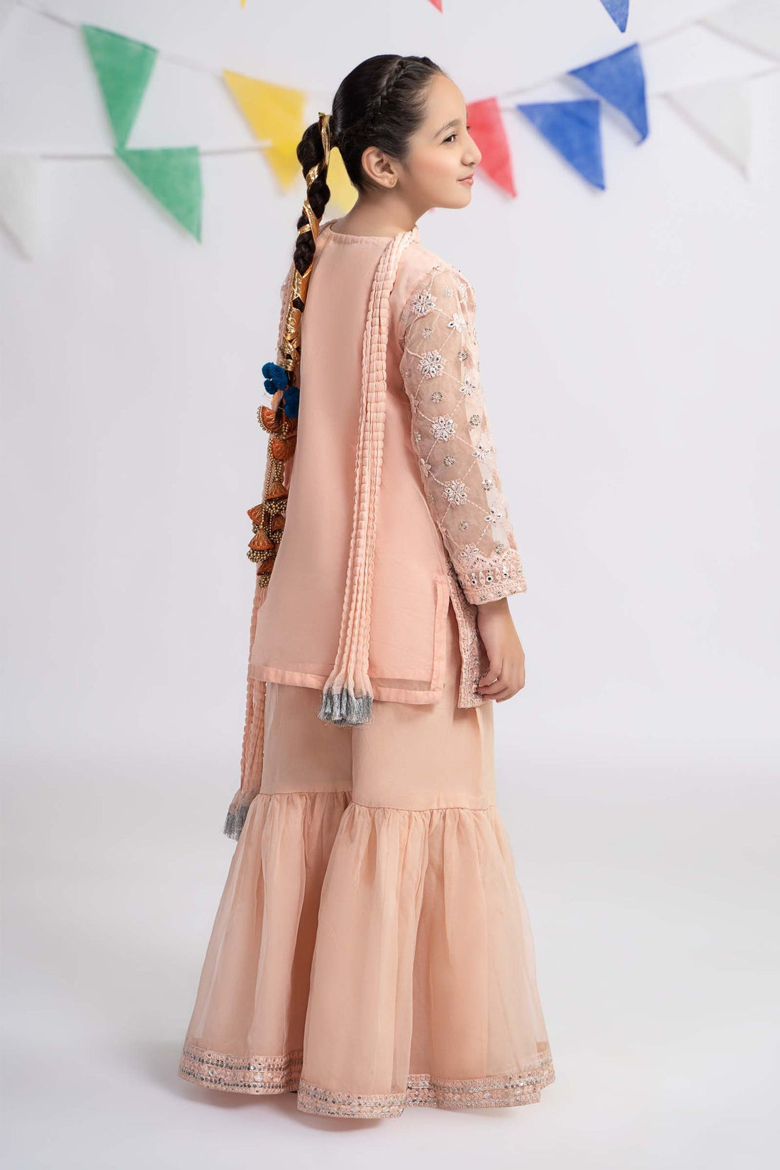 Maria B | Girls Eid Collection | MKS-EF24-11 - Khanumjan  Pakistani Clothes and Designer Dresses in UK, USA 