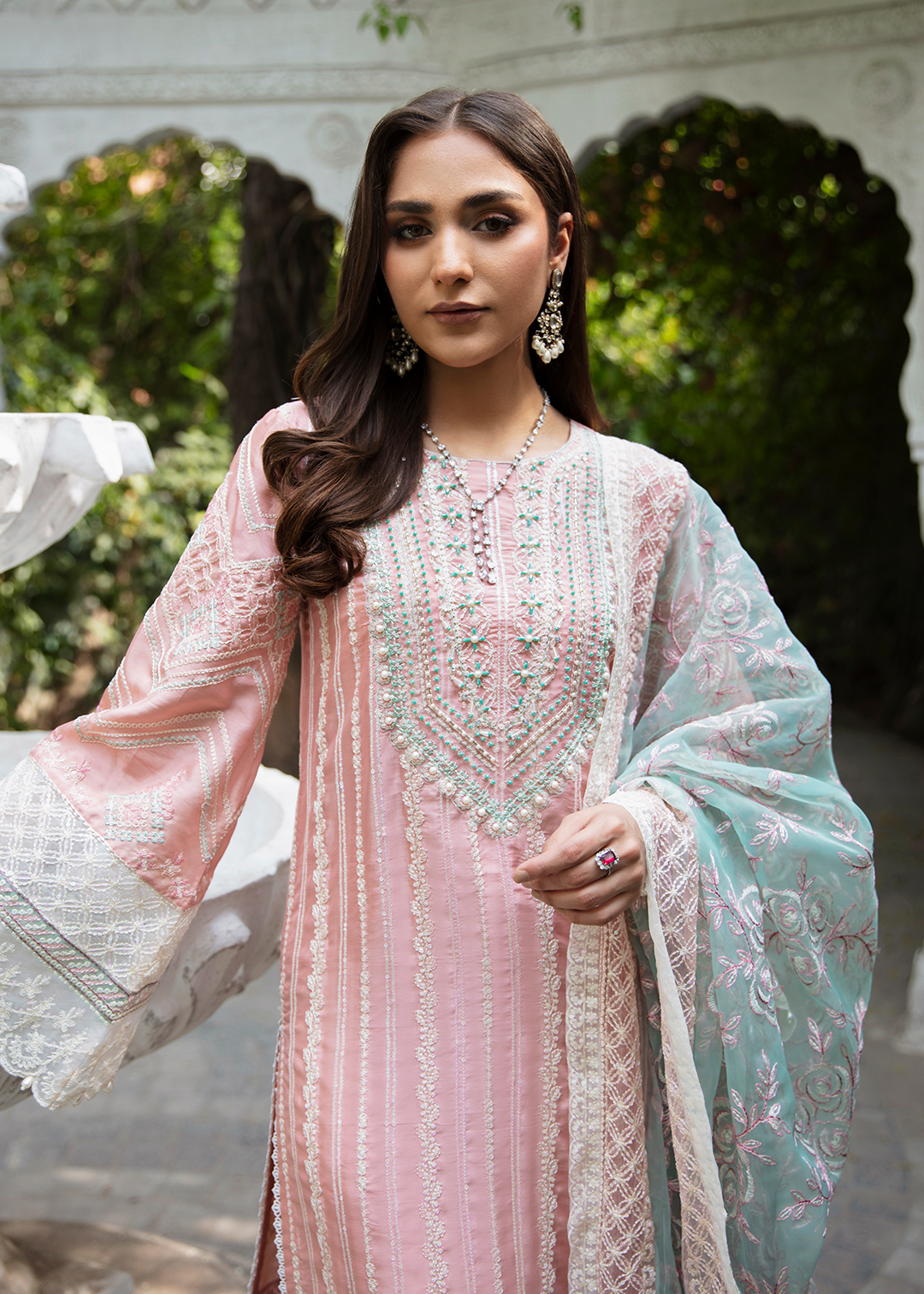 Maria Osama Khan | Rang e Noor Eid Edit | Champa - Khanumjan  Pakistani Clothes and Designer Dresses in UK, USA 