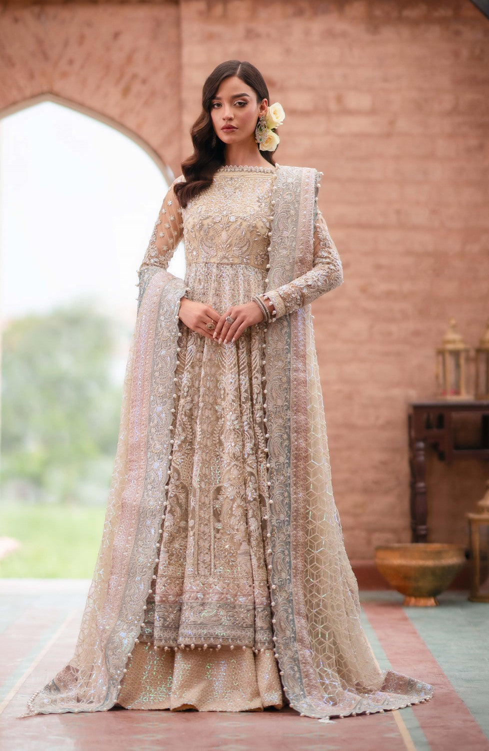 Maryum N Maria | Gul Posh Wedding Formals | ROSHANARA - MS40070